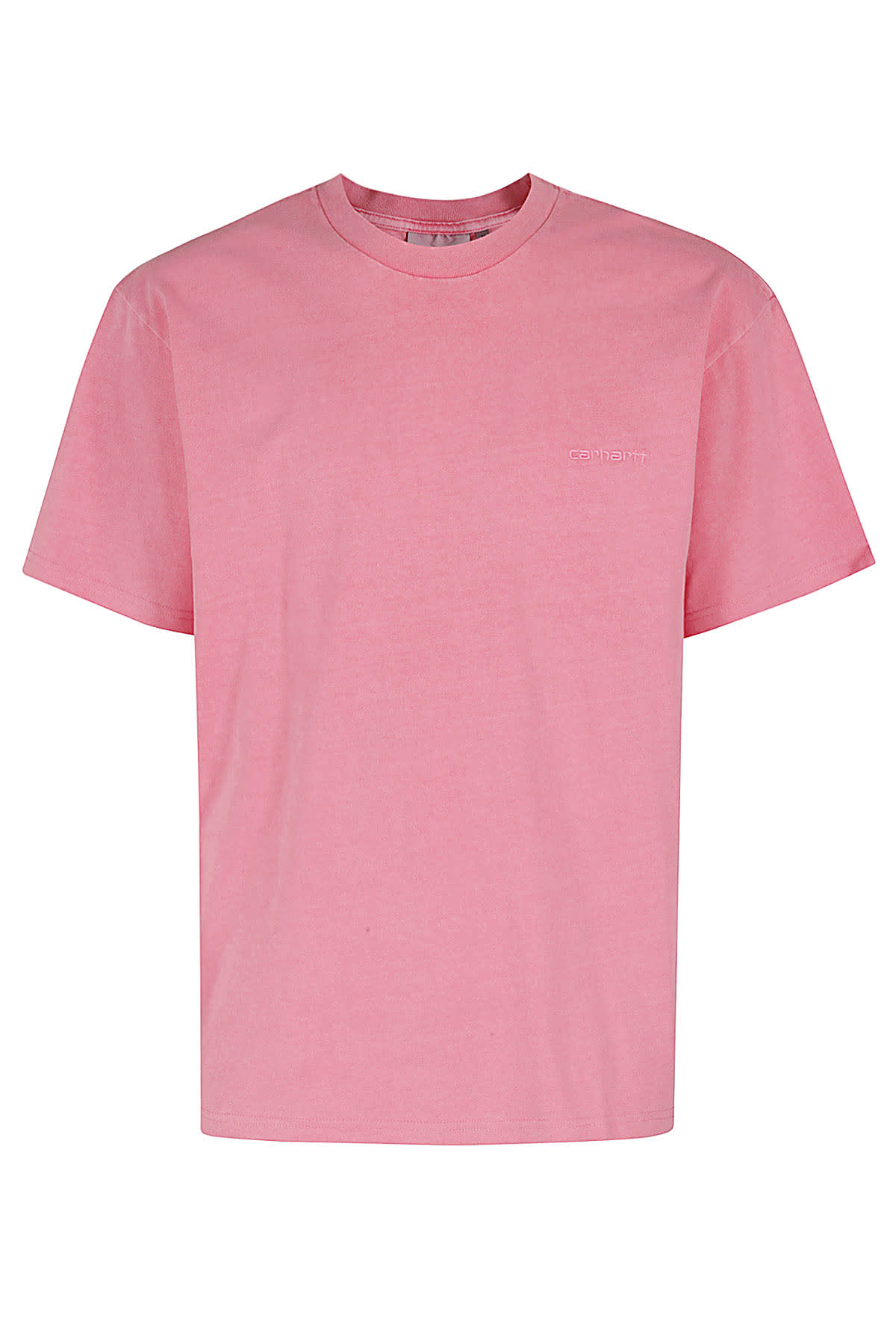 Carhartt Ss Duster Script T Shirt In Charm Pink