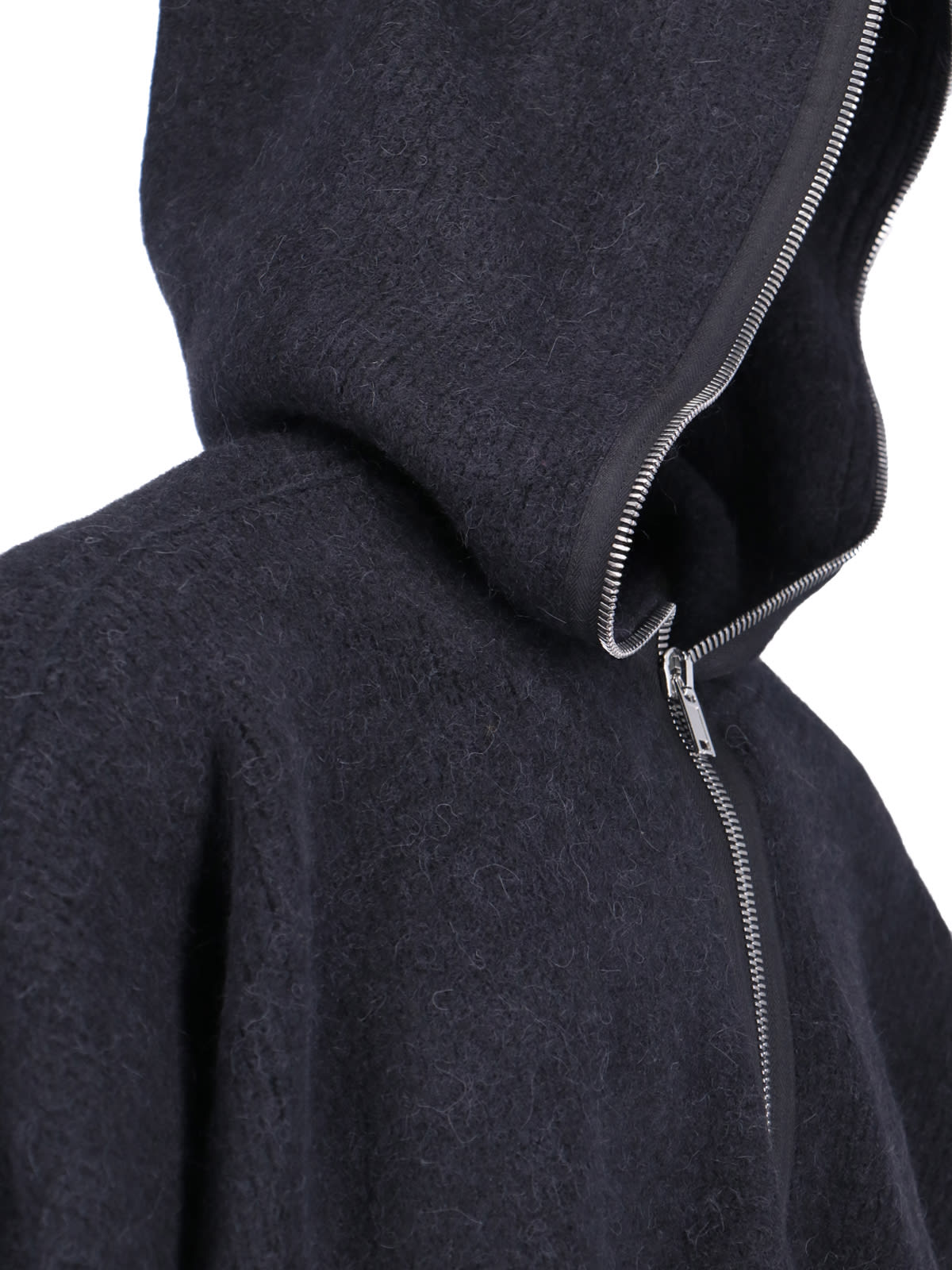 Shop Rick Owens Gimp Hoodie In Black