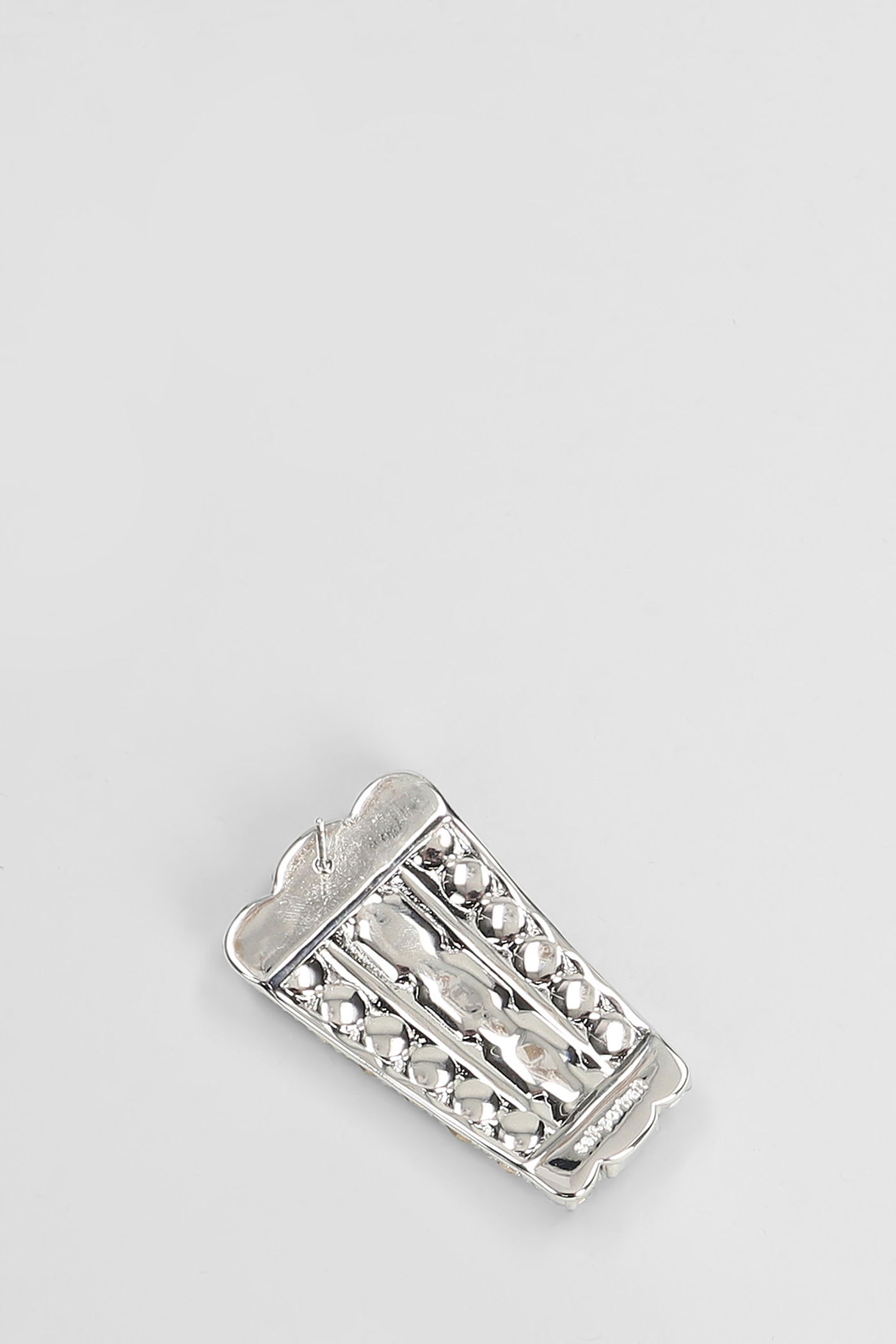 Self-portrait In Silver Brass In Silver