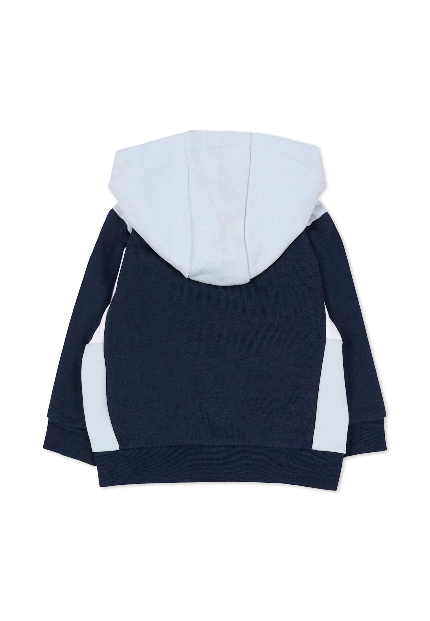 Hugo Boss Blue Sweatshirt For Baby Boy With Logo In Blue