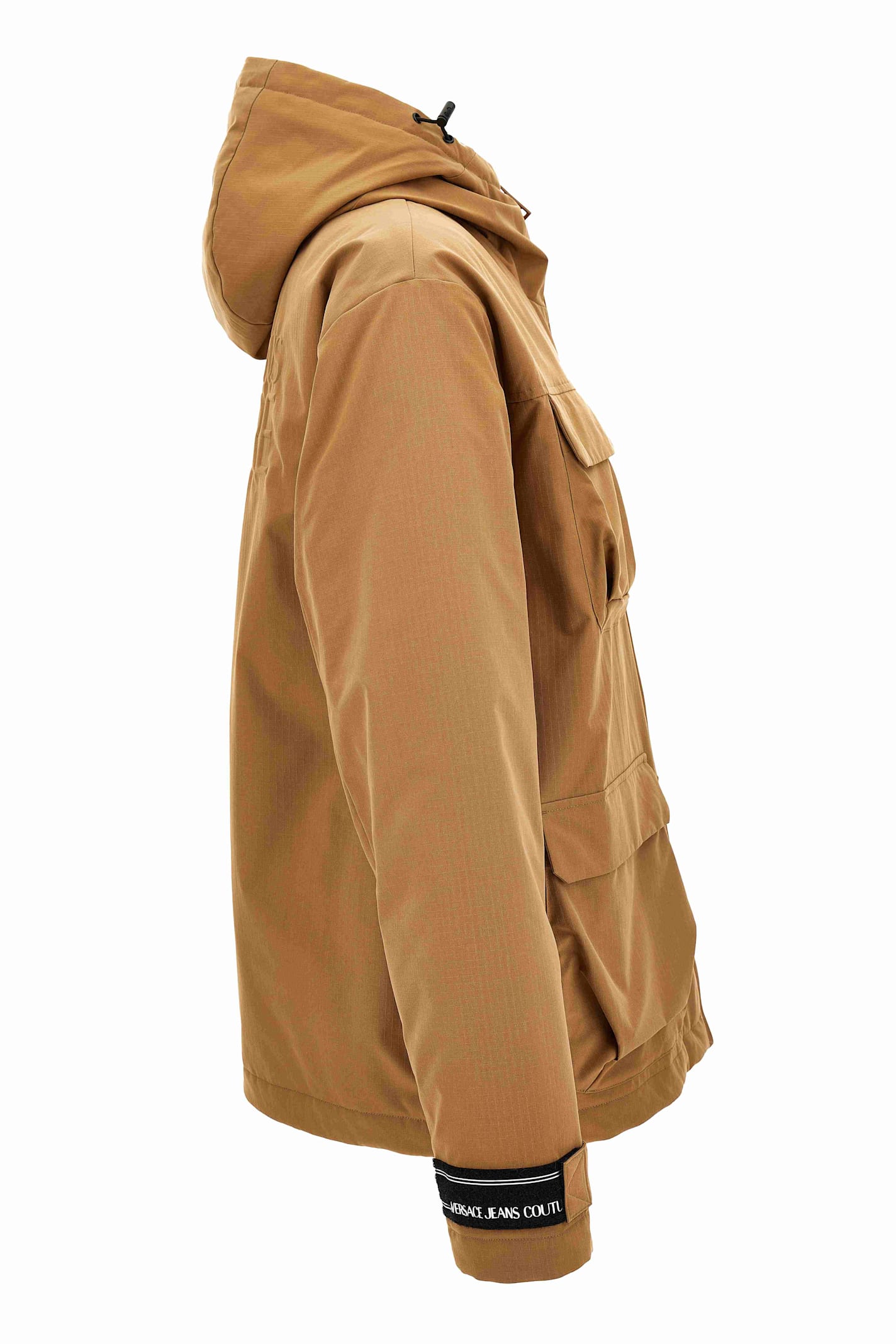 Versace Jeans Couture Down Jacket In Brown