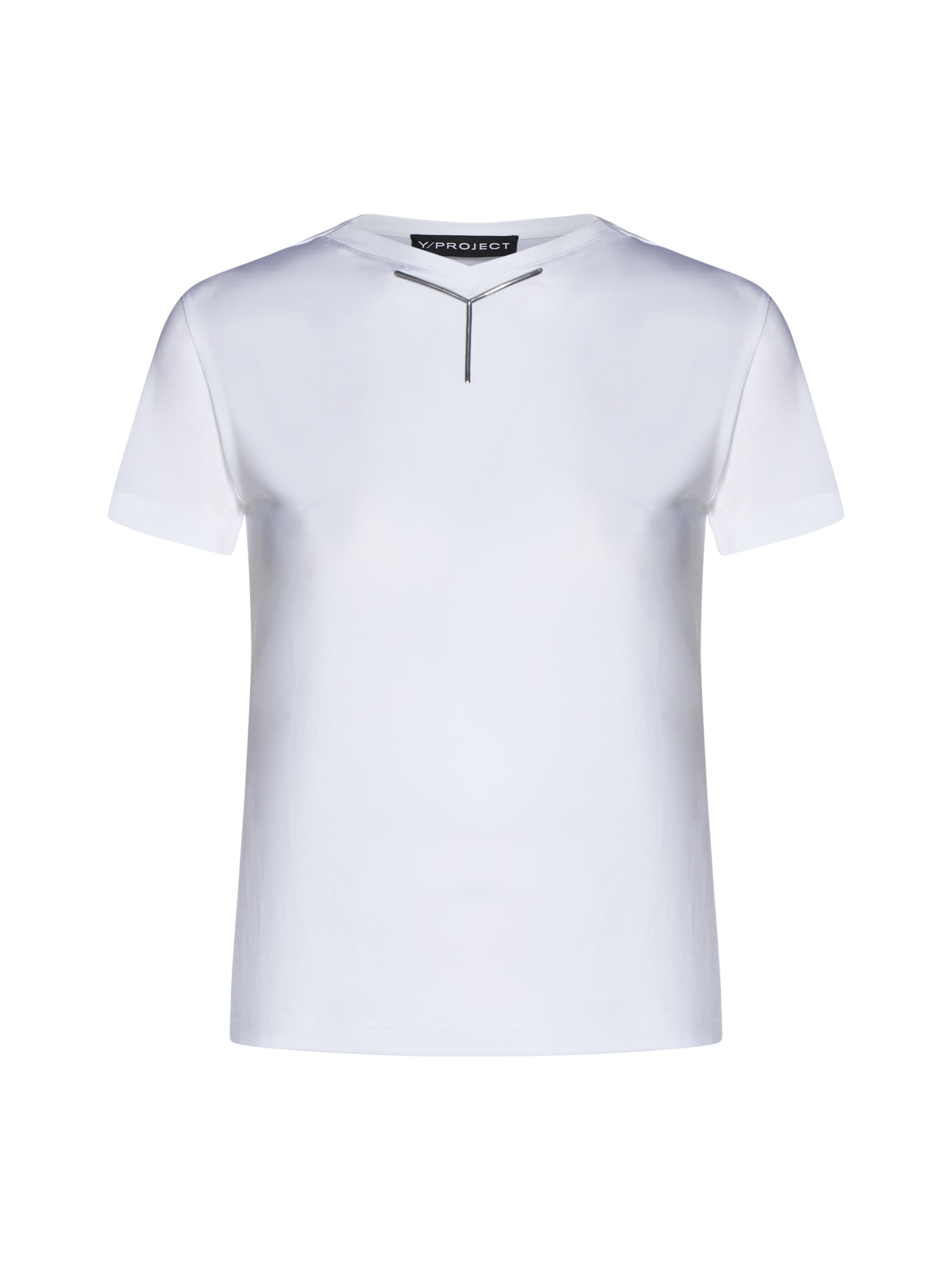 Shop Y/project T-shirt In Optic White