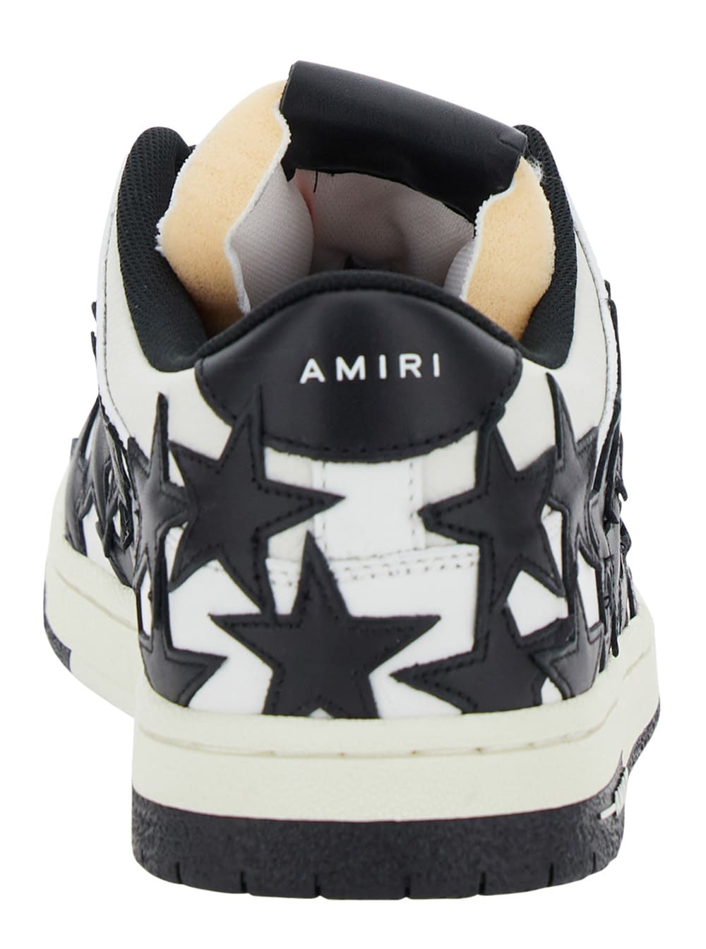 Shop Amiri Stars Low In White/black