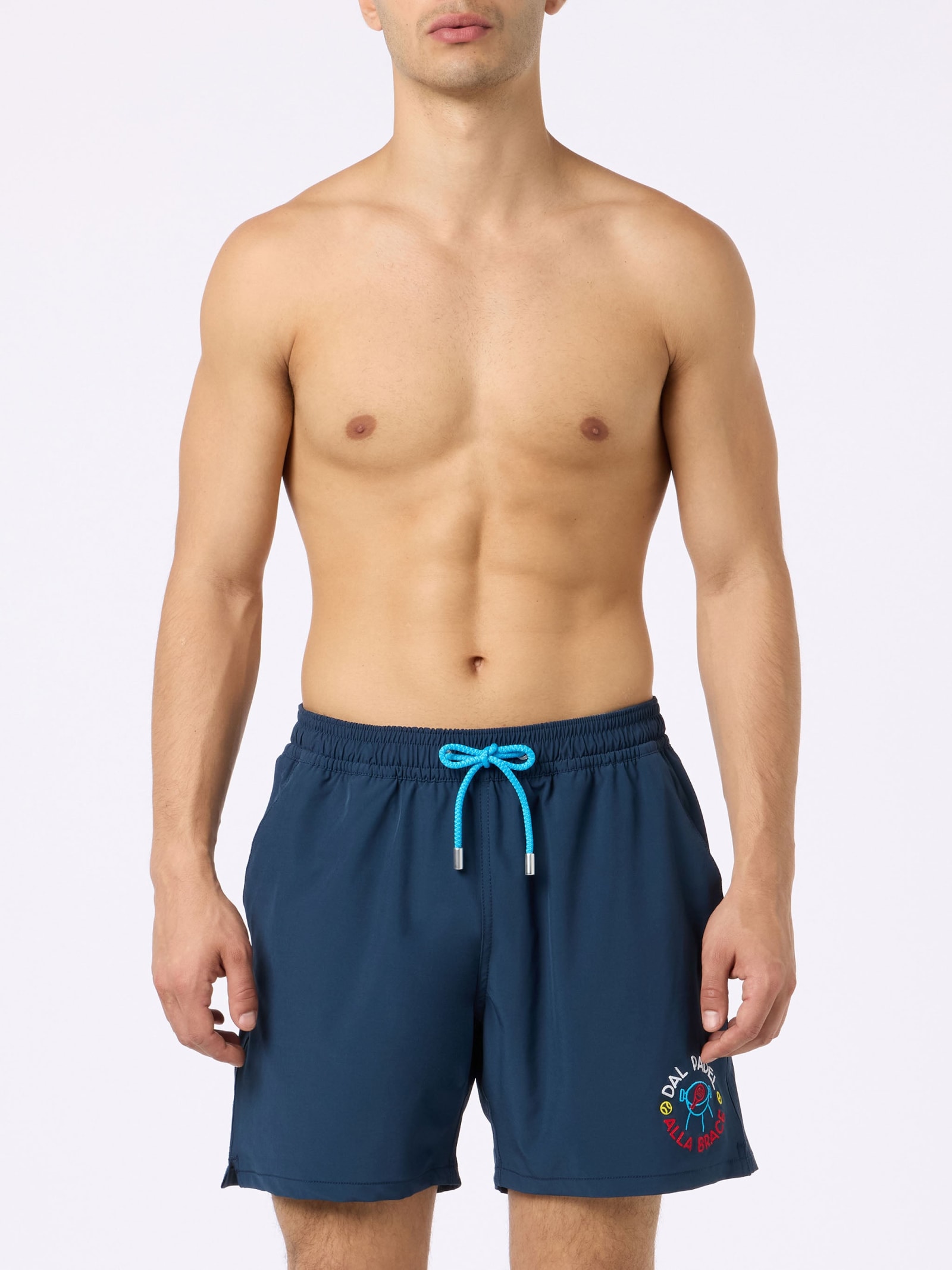 Mc2 Saint Barth One-piece Beachwear In Blue