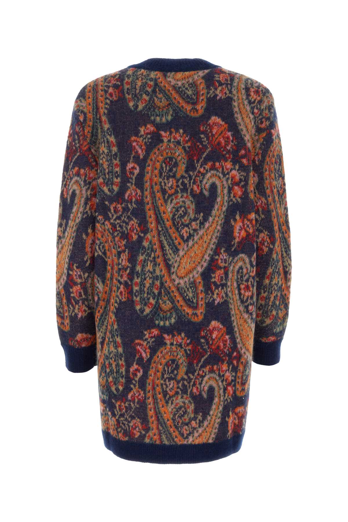 Etro Embroidered Mohair Blend Cardigan In 0200