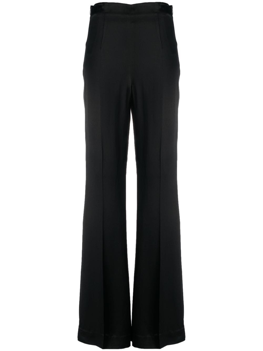 Twinset Flared Trousers In Black