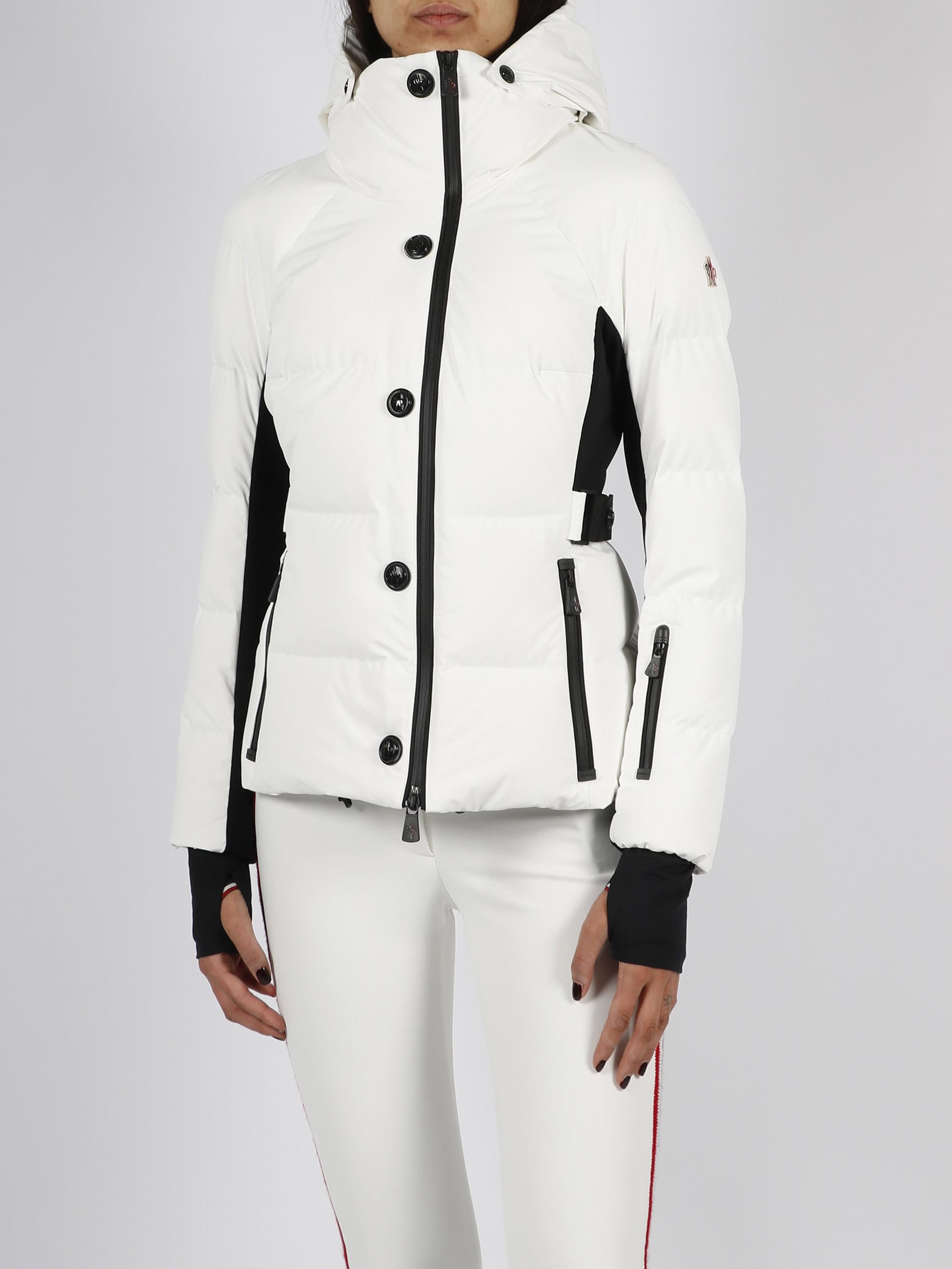 Shop Moncler Guyane Down Jacket In White