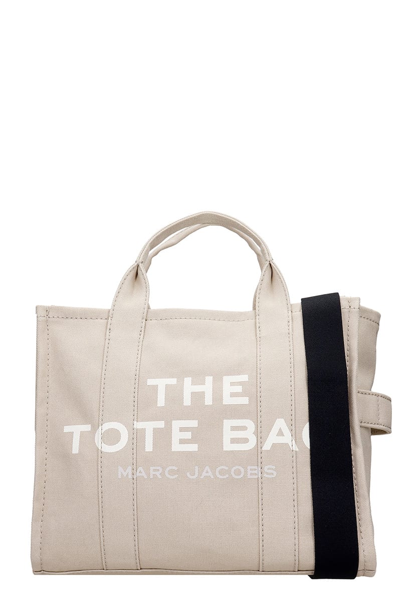 Marc Jacobs Tote In Beige Canvas