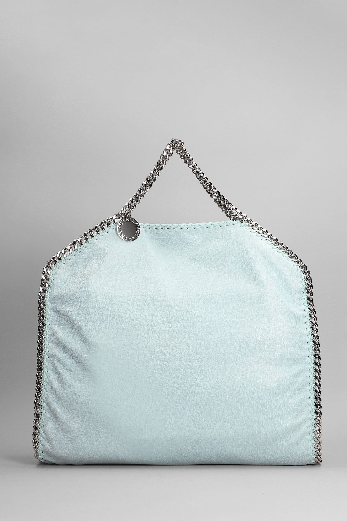 Shop Stella Mccartney Tote In Cyan Polyester