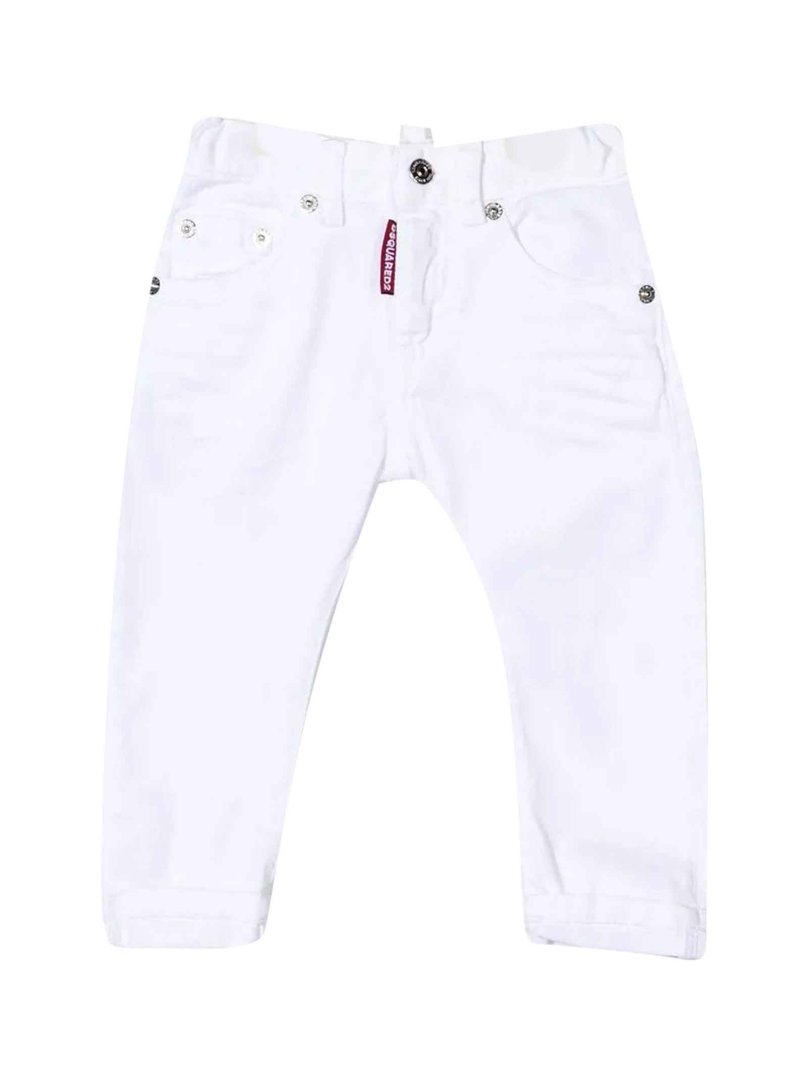 Dsquared2 White Jeans Baby
