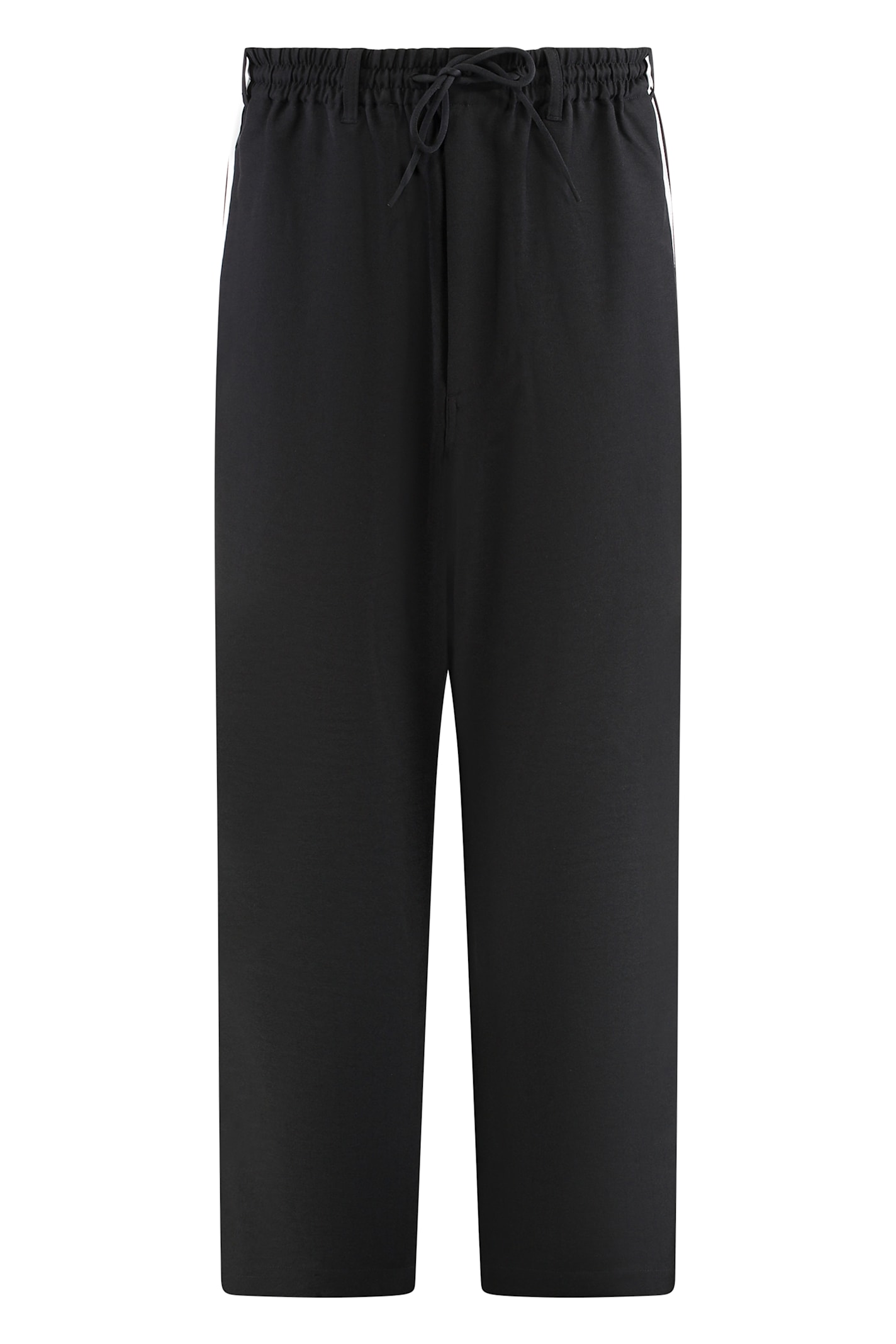 Y-3 Adidas Techno Fabric Track Pants In Black
