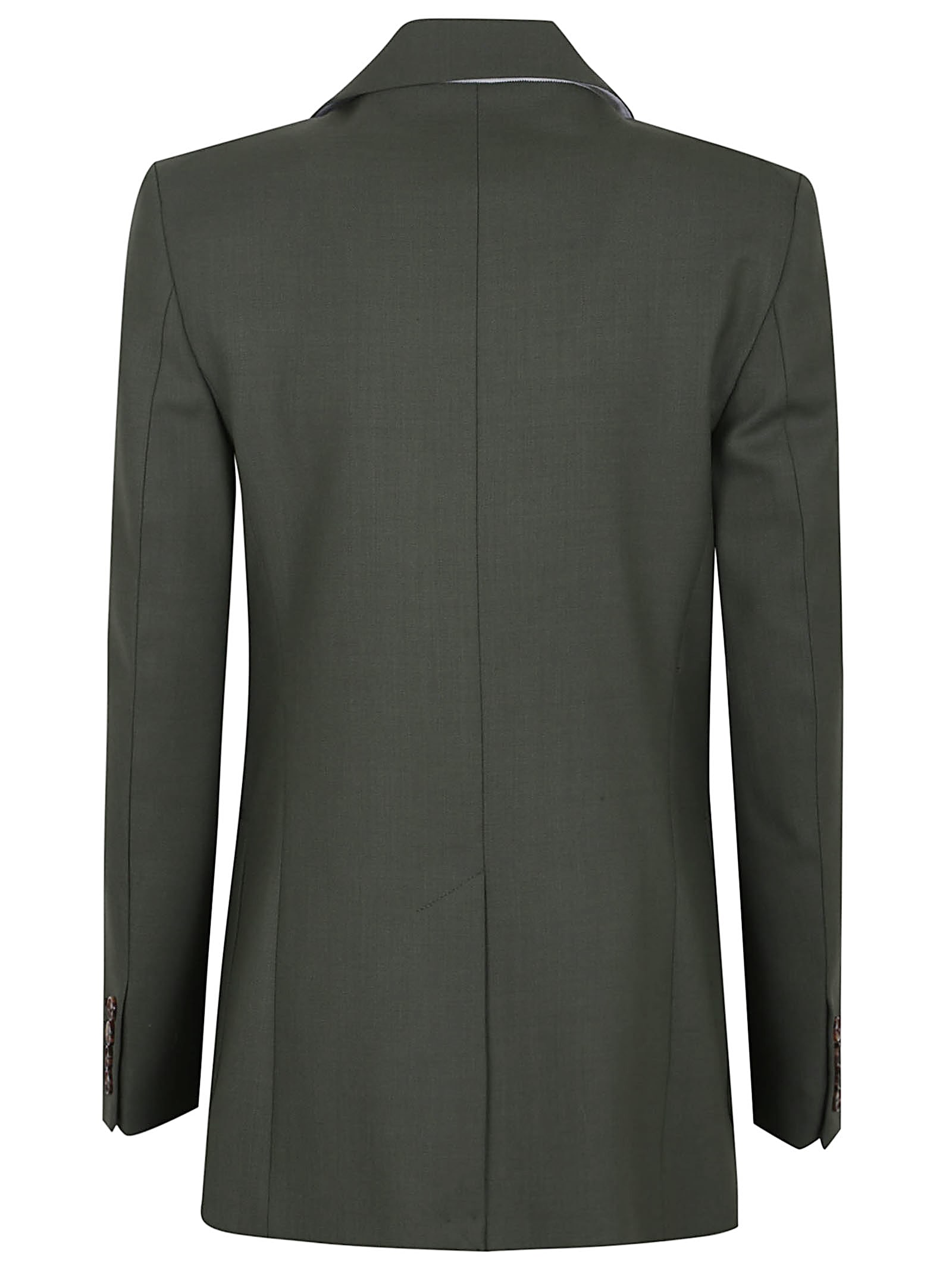 Victoria Beckham Womens Oregano Notch-lapels Slim-fit Stretch-woven Blazer In Multi