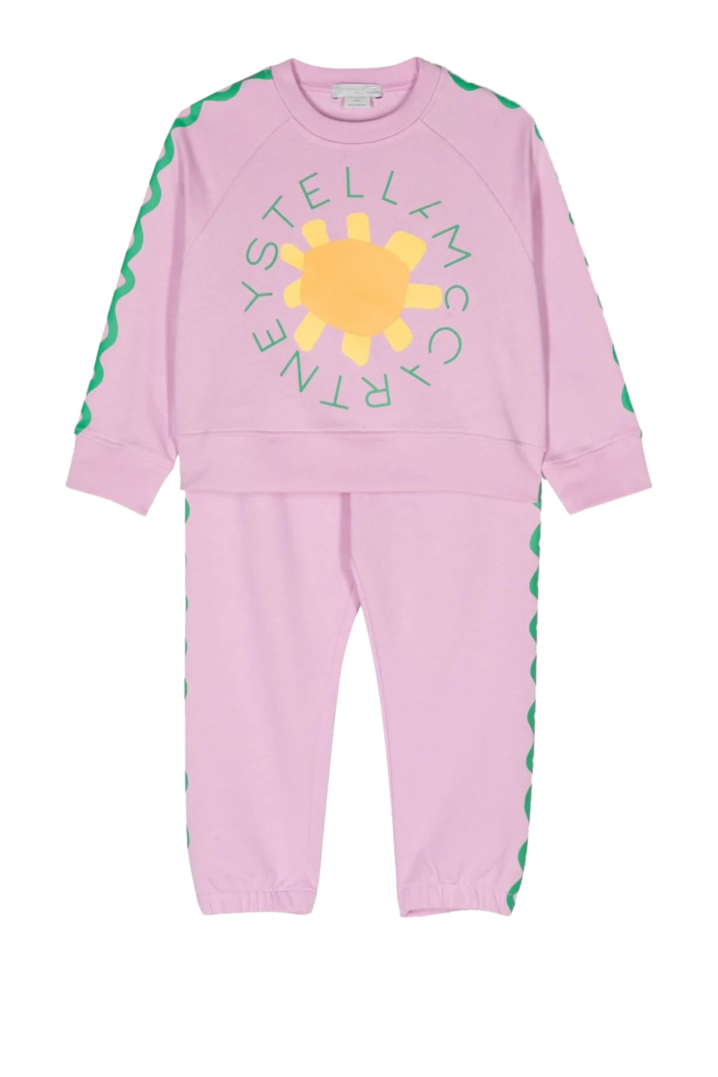 Stella Mccartney Kids' Cotton Overall In Rose