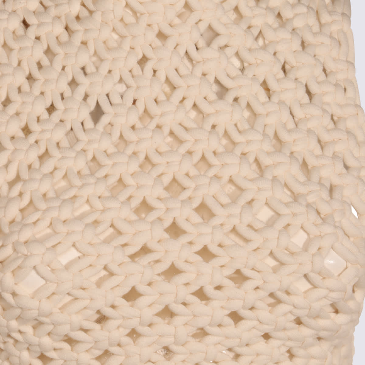 Alaïa White Knotted Sleeveless Tank Top In Neutral