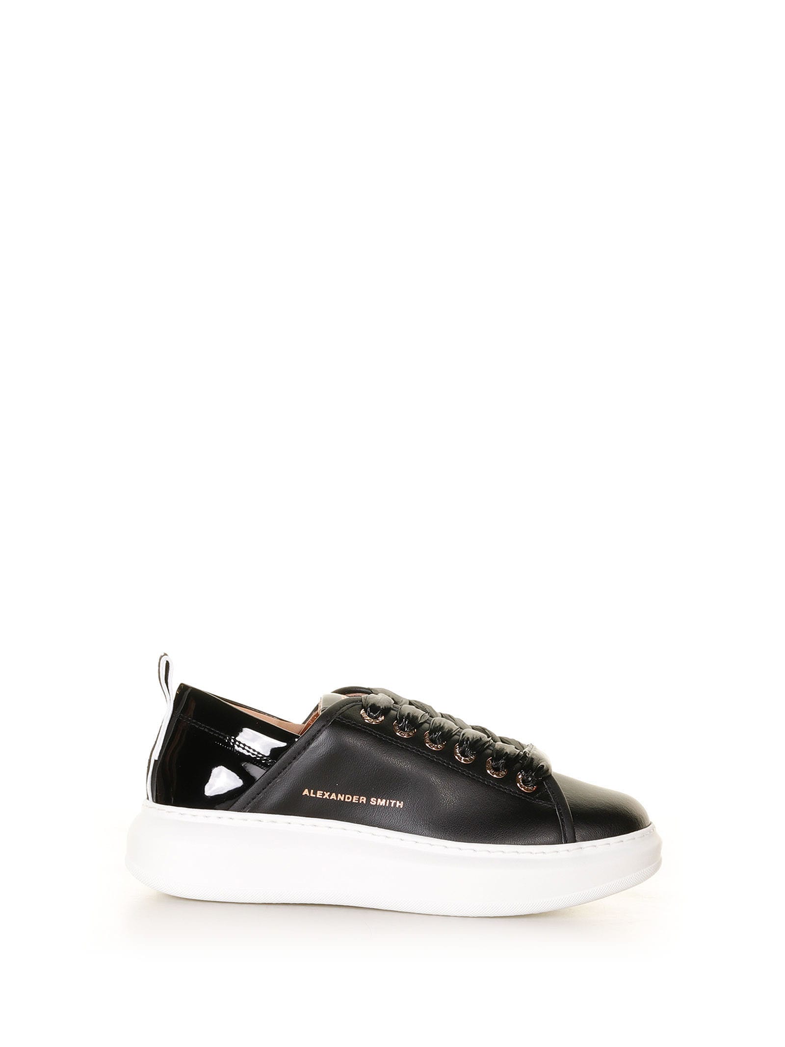 Alexander Smith Wembley Sneaker In Black Leather