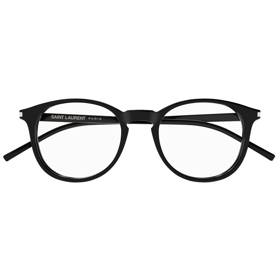 Saint Laurent Sl 106-001 Black-black-transparent In Black-black-transparent