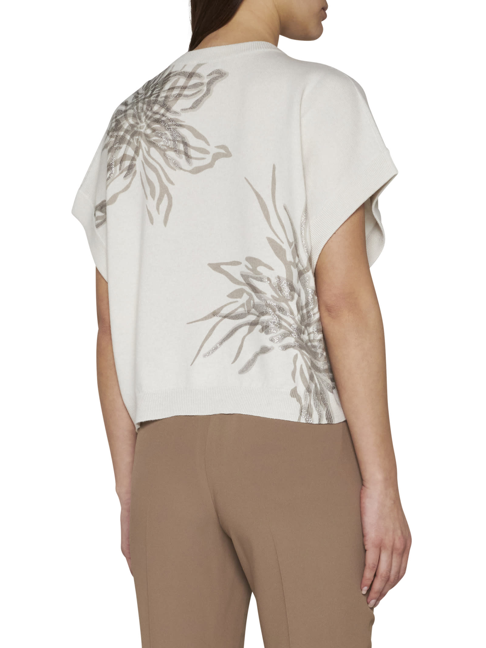 Brunello Cucinelli Vest In Beige