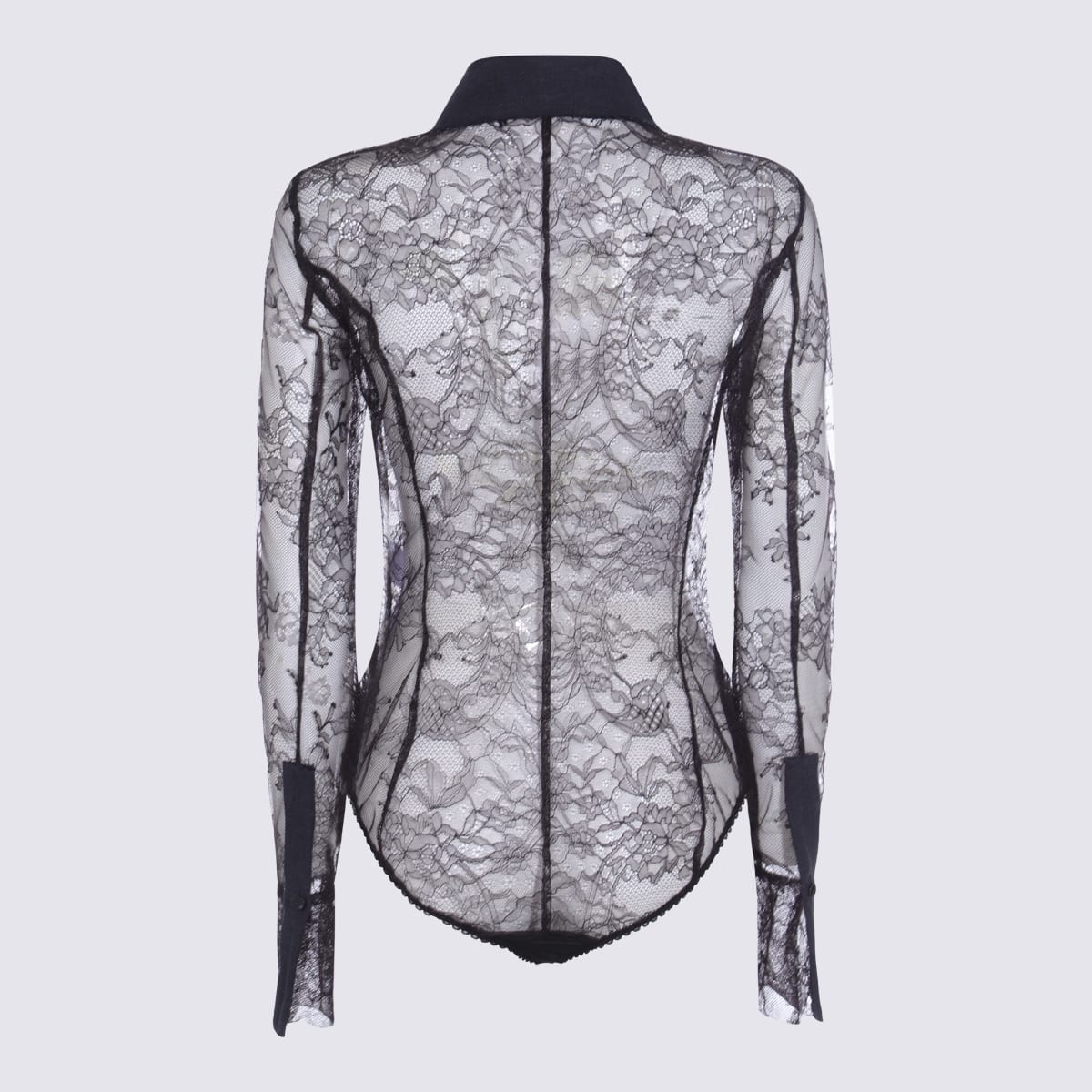 Blumarine Shirts Blacks And Greys In Black