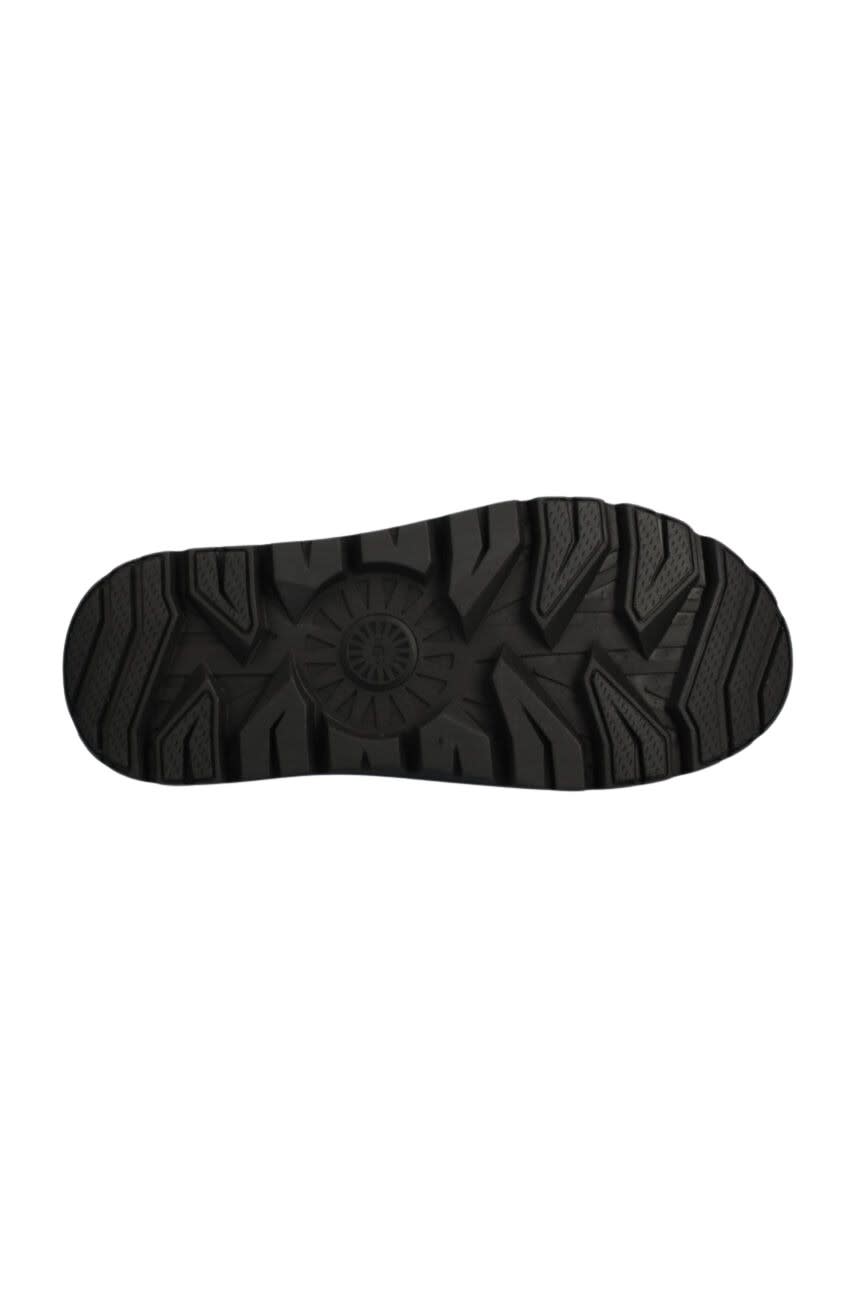 Ugg Tasman Weather Suede Mules In Black