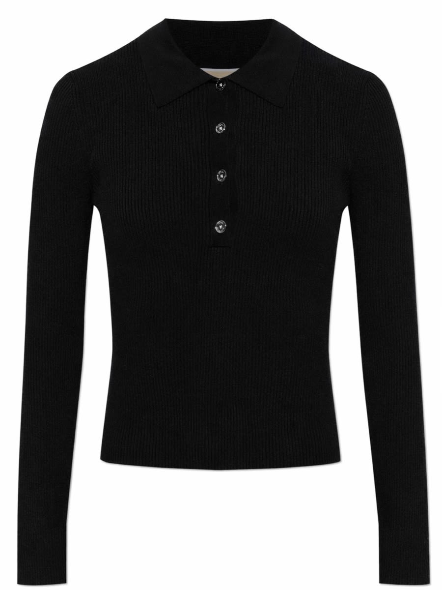 Michael Kors Long-sleeved Polo Shirt