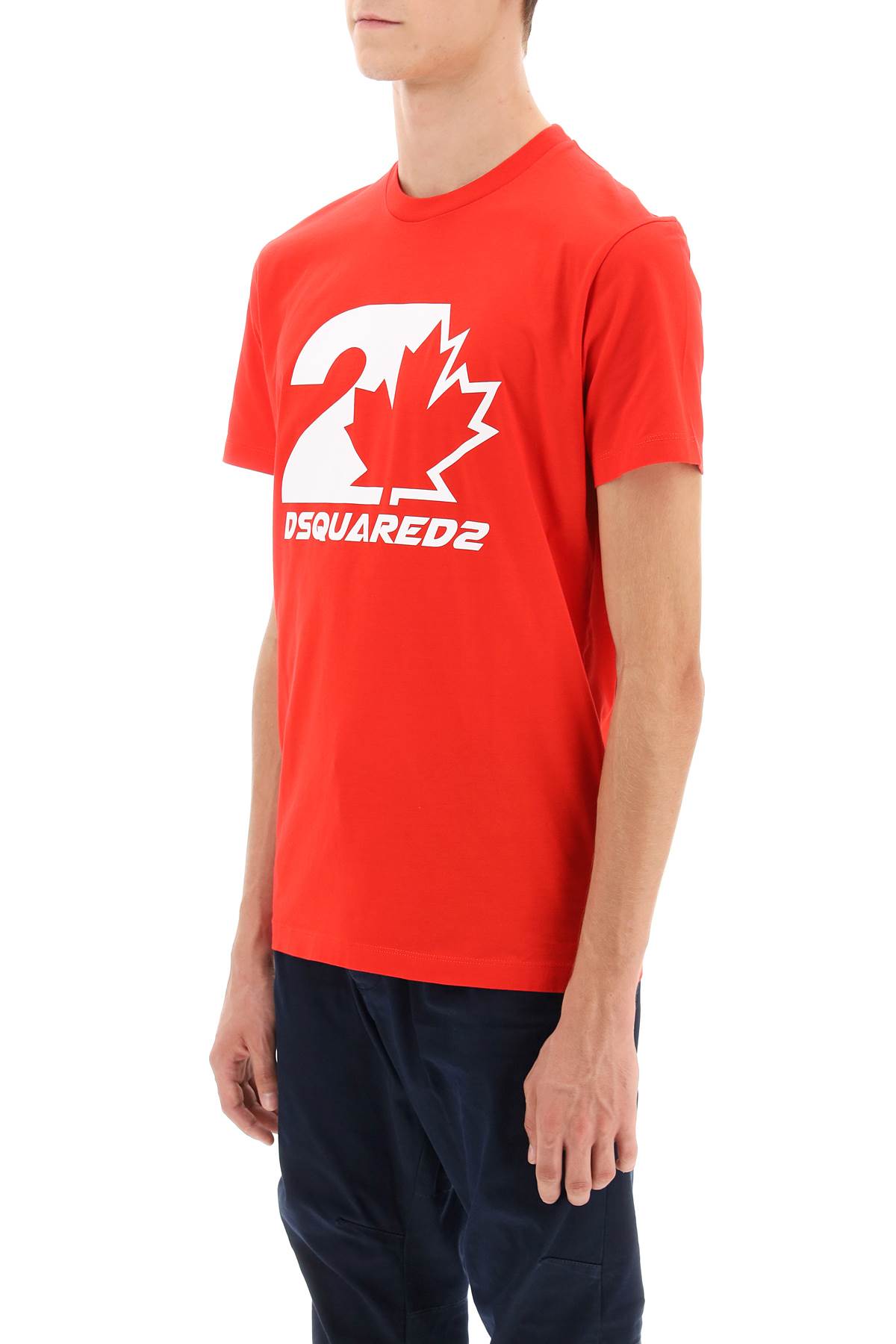 Shop Dsquared2 Cool Fit Printed T-shirt In Red (red)