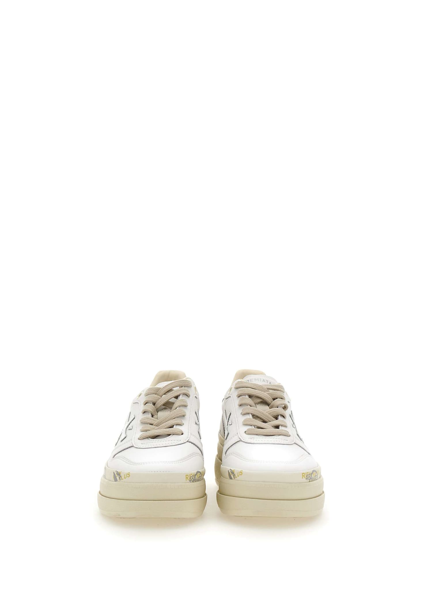 Shop Premiata Micol6788 Sneakers In White