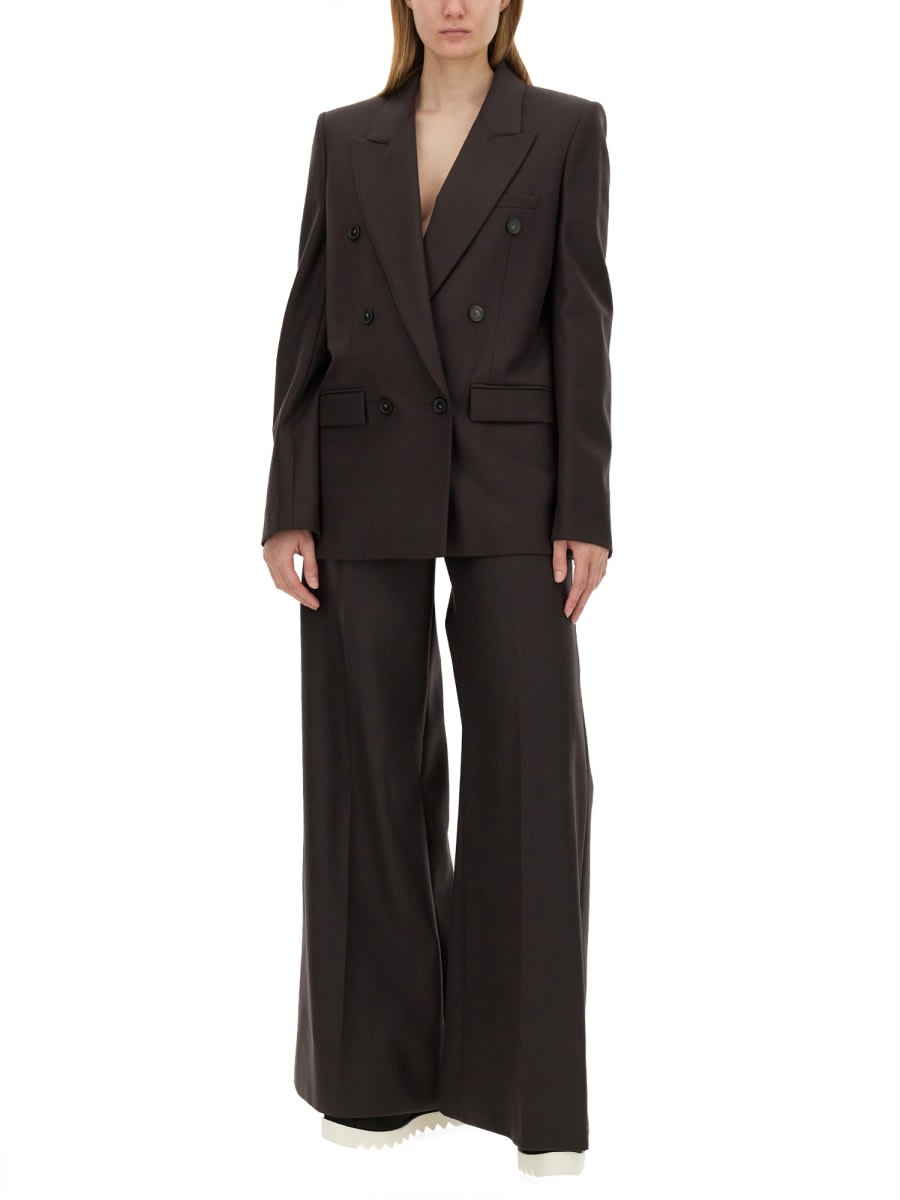 Shop Stella Mccartney Flared Pants In Brown