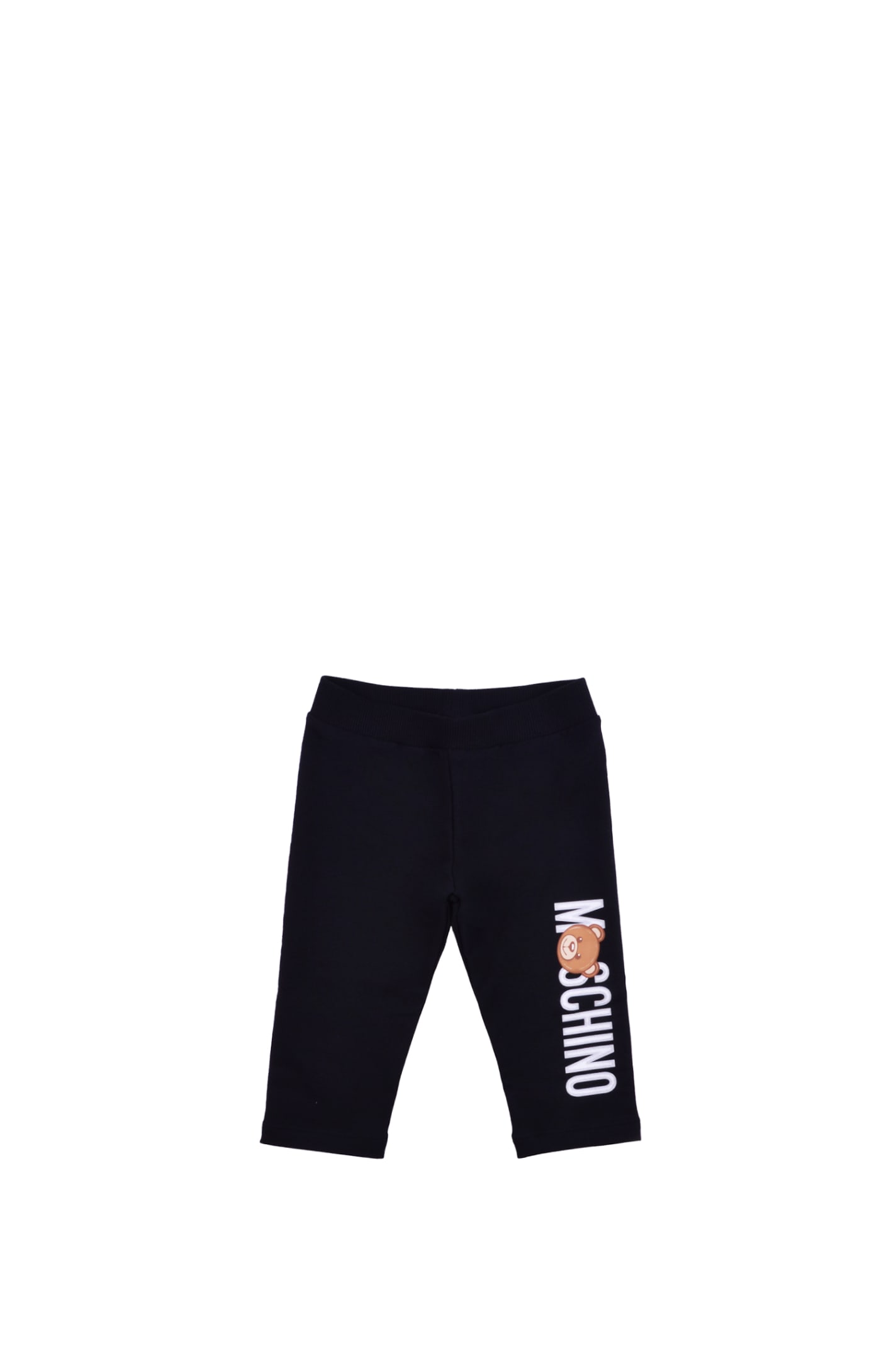 Moschino Babies' Cotton Sweatpants In Back