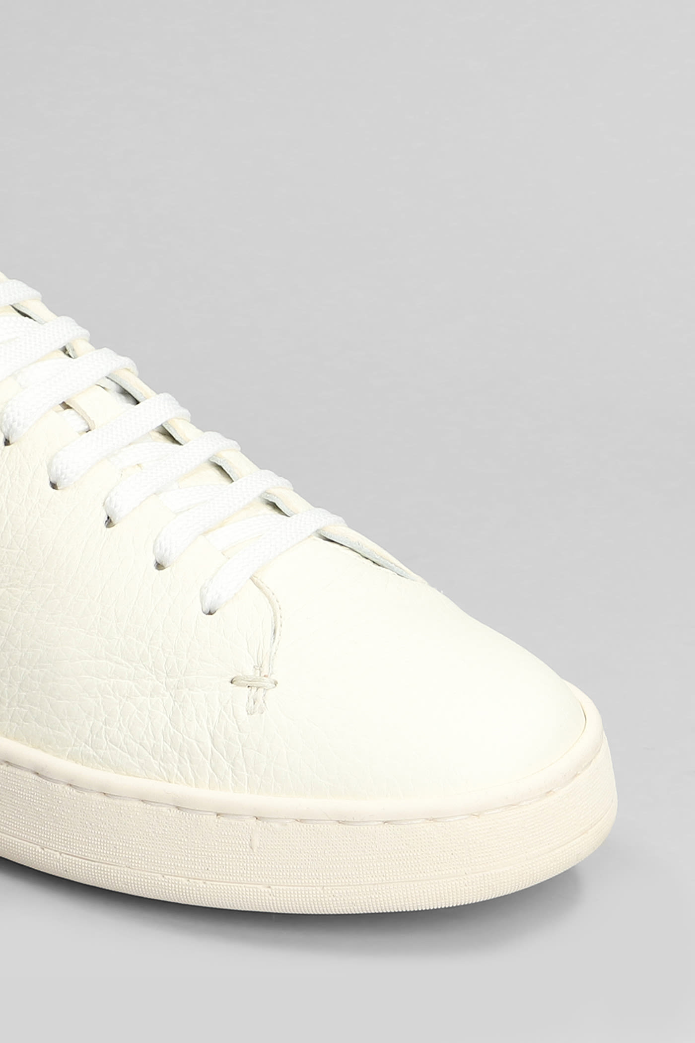 Officine Creative Once 002 Sneakers In White Leather