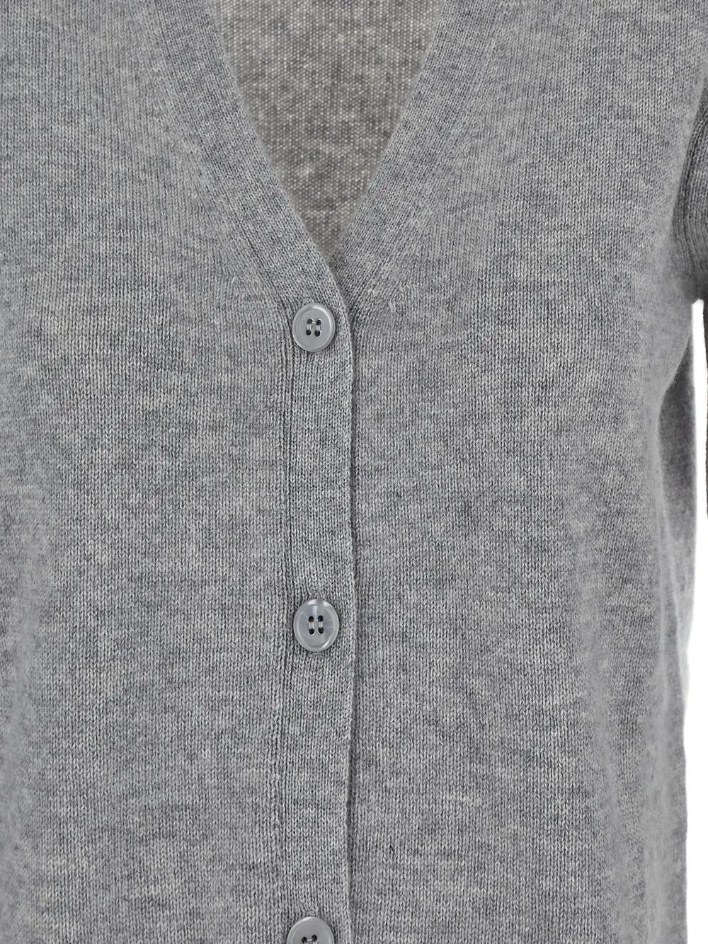 Shop 's Max Mara Wool Cardigan In Grey