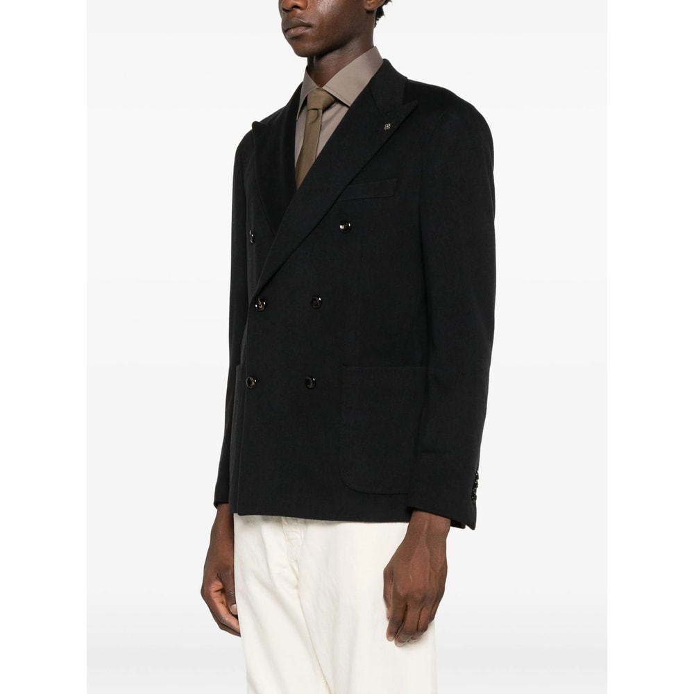 Tagliatore Long-sleeved Suit Jacket In Multi