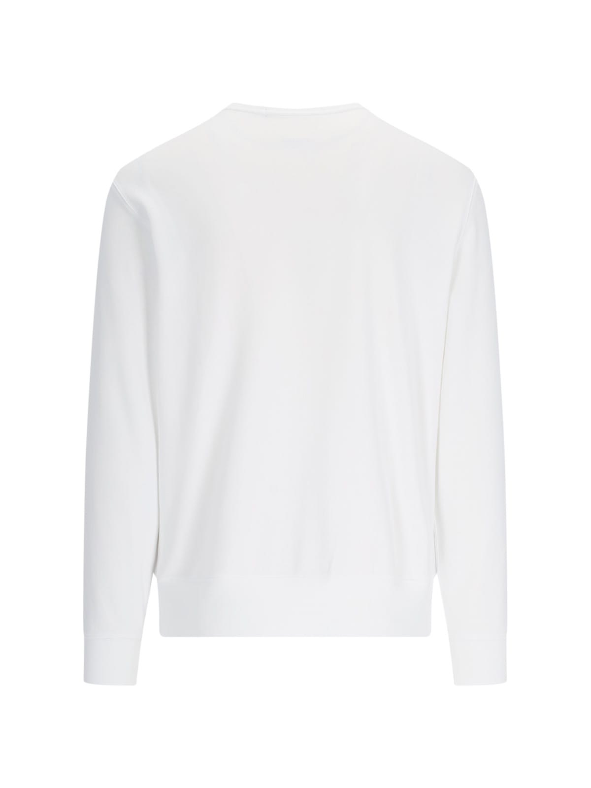 Shop Polo Ralph Lauren Polo Bear Crew Neck Sweatshirt In White