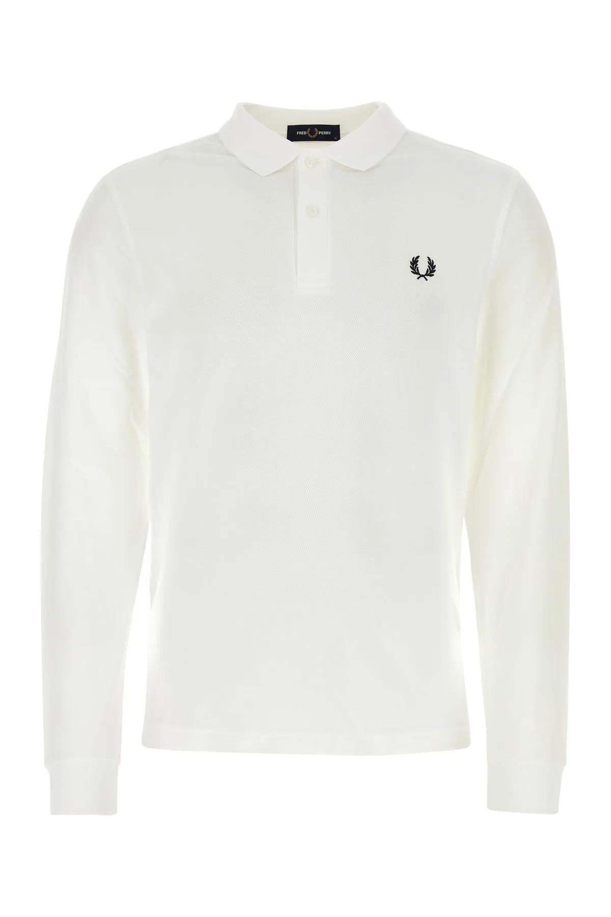 Fred Perry Midnight Blue Piquet Polo Shirt In Navy