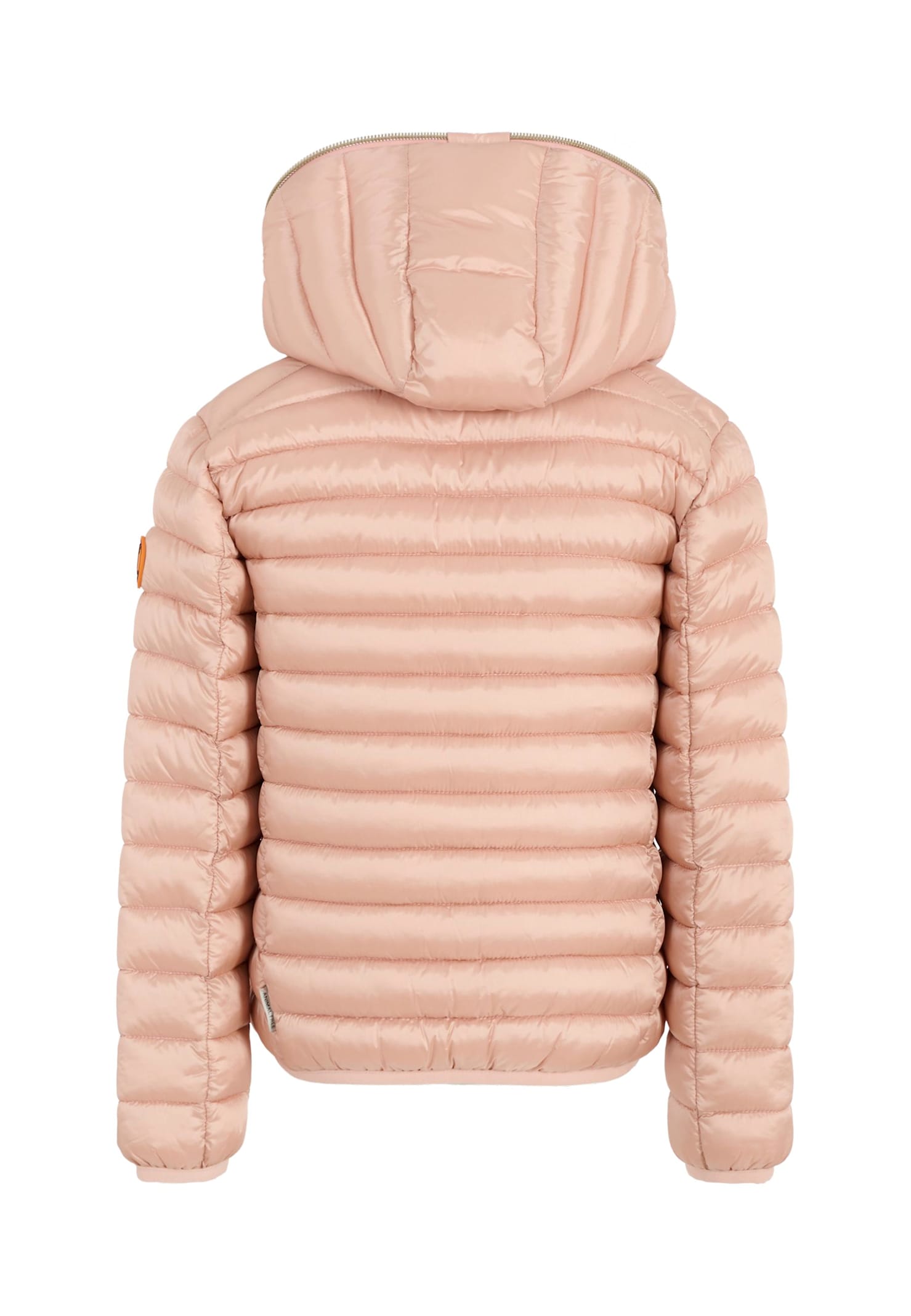 Save The Duck Pink Iris Down Jacket For Girl With Logo In Pink
