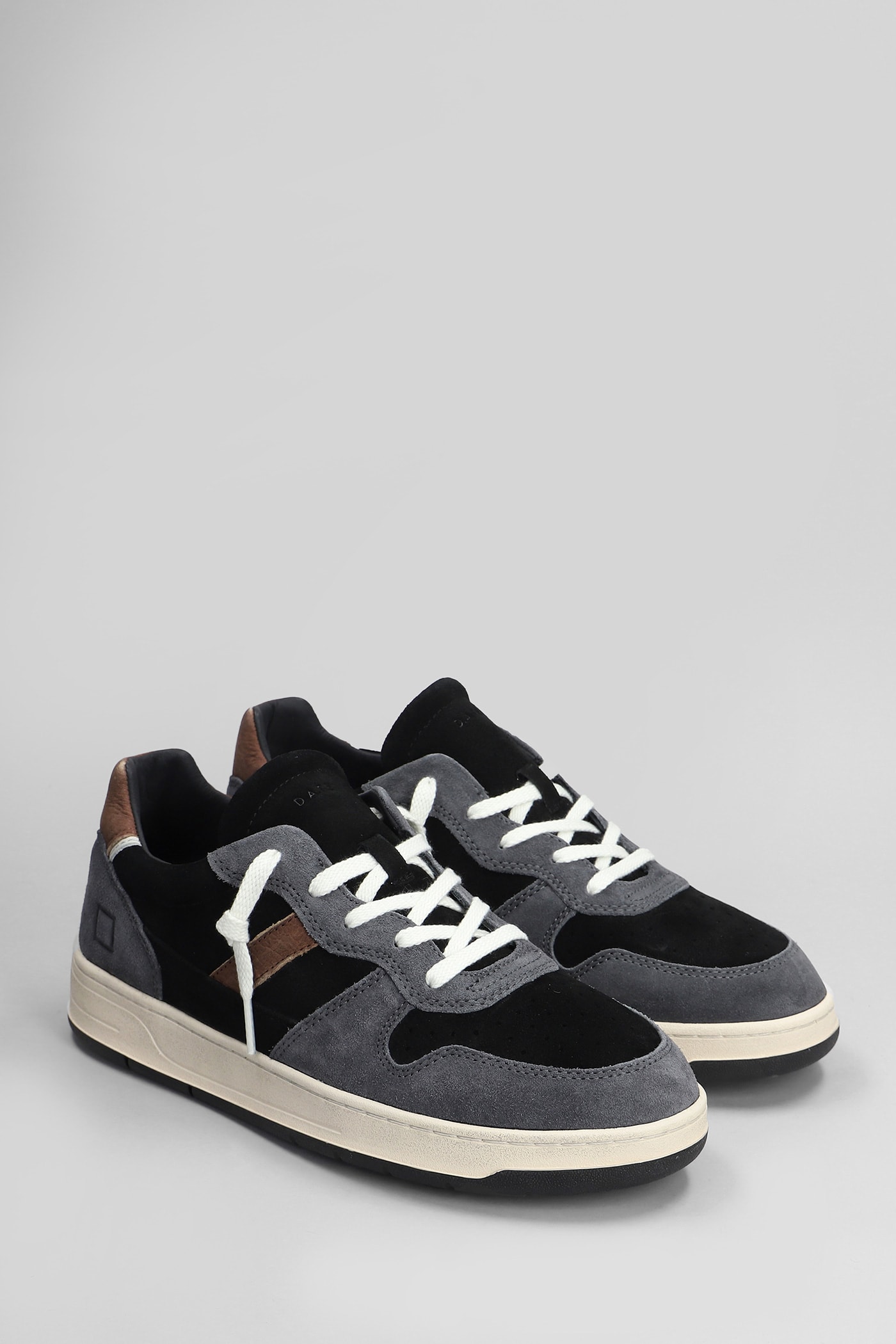 Shop Date Court 2.0 Sneakers In Black Suede