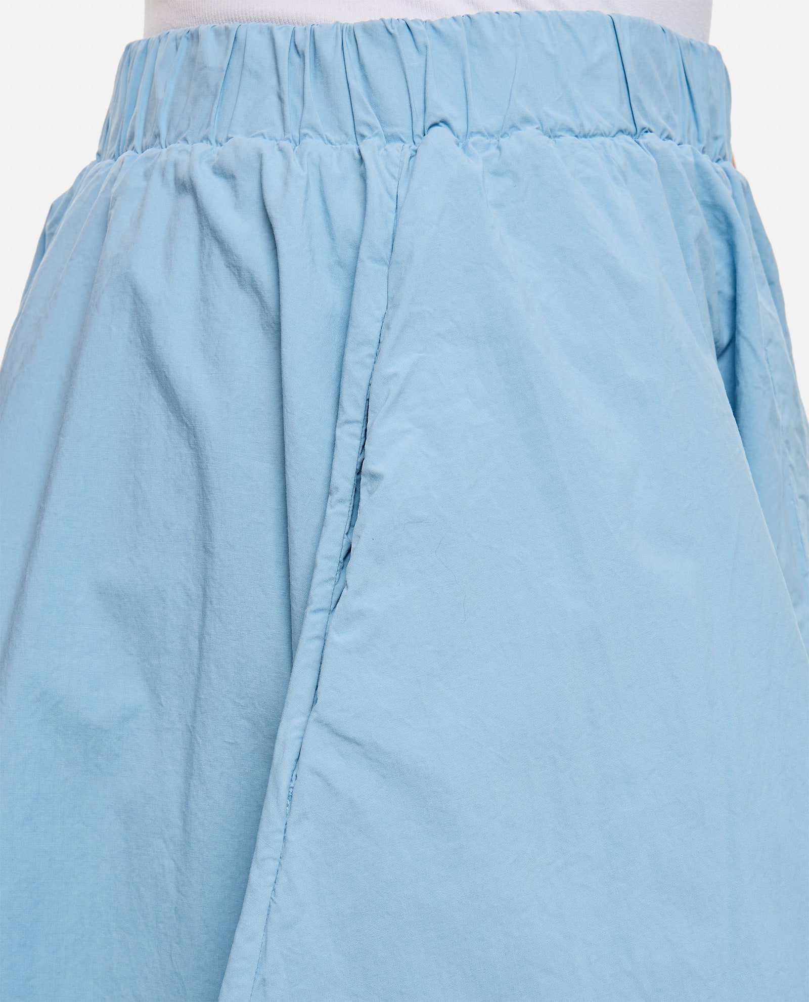 Casey Casey Blue Petit Soleil Midi Skirt In Clear Blue