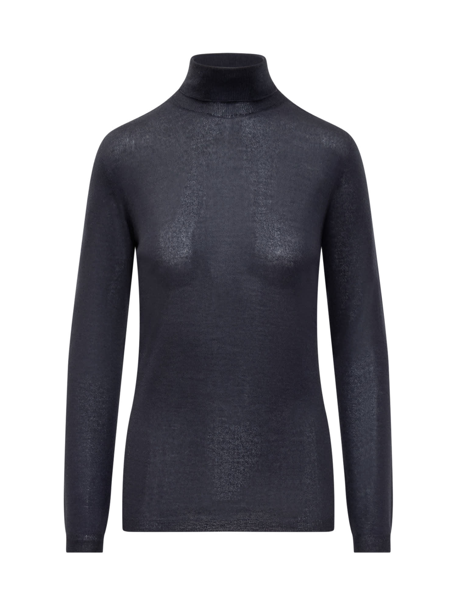 Shop Fabiana Filippi Dolcevita Sweater In Blue