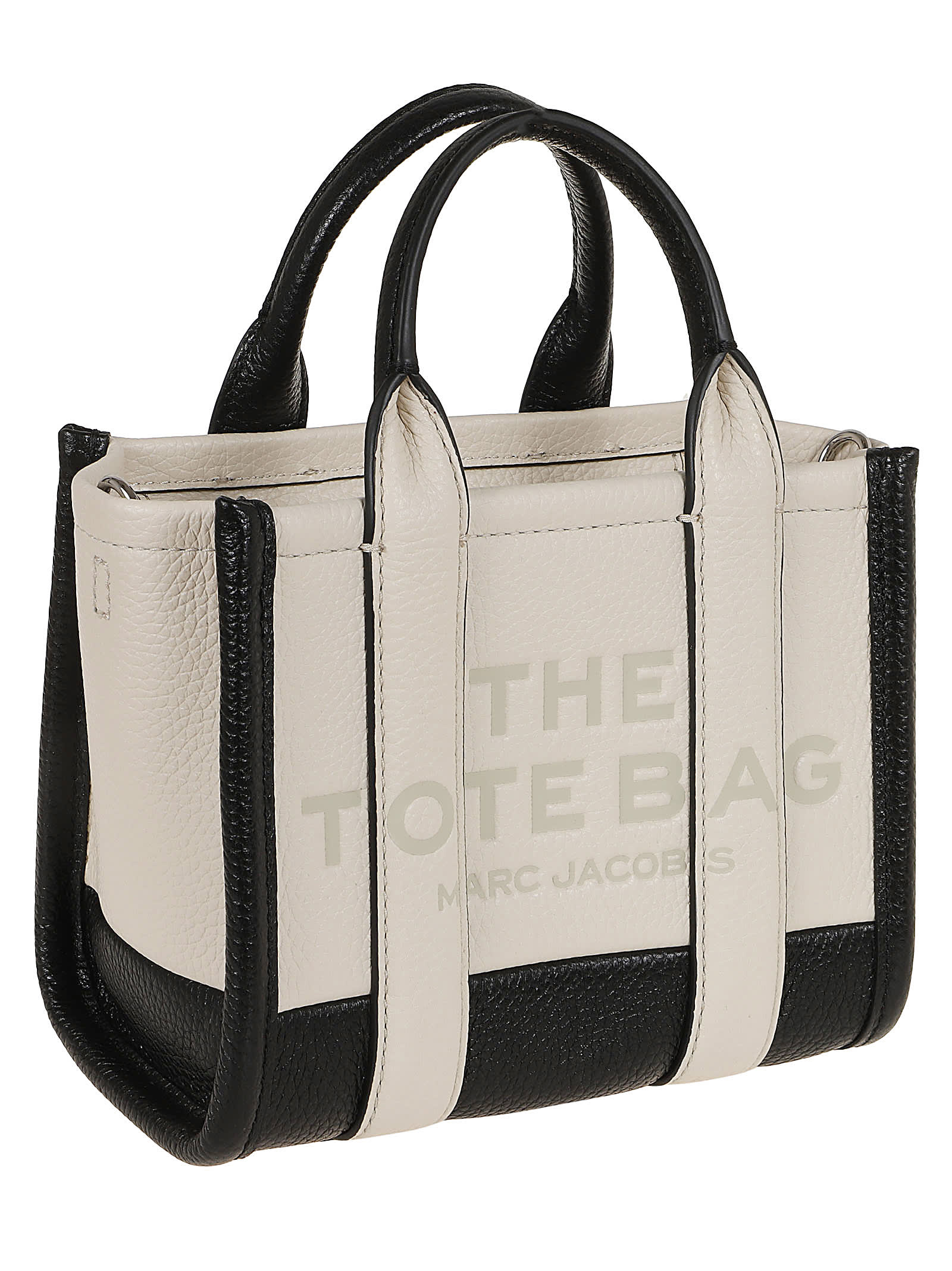 Shop Marc Jacobs The Mini Tote In Ivory Multi