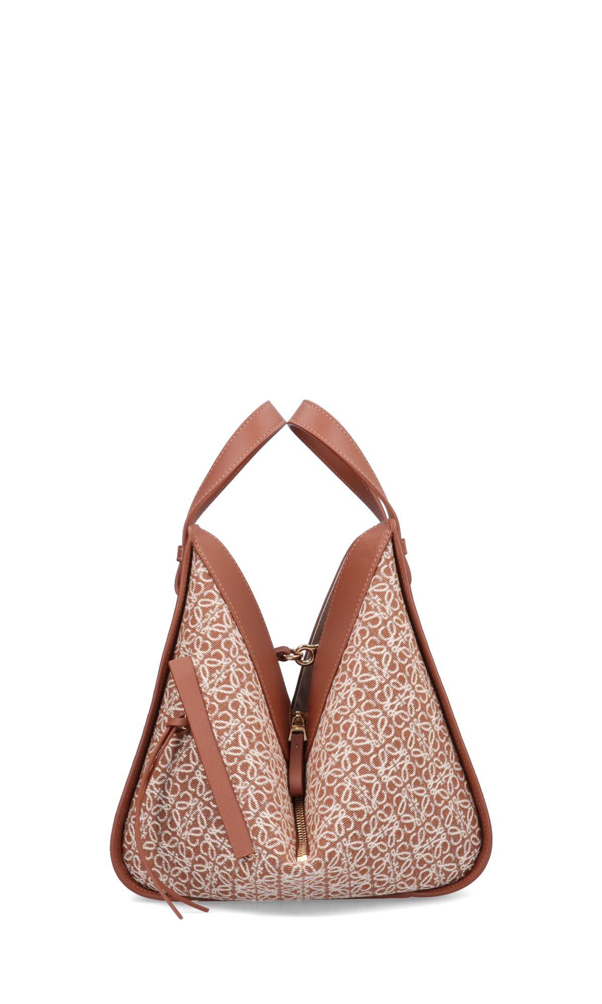 Loewe Small Hammock Shoulder Bag In Brown/neutrals
