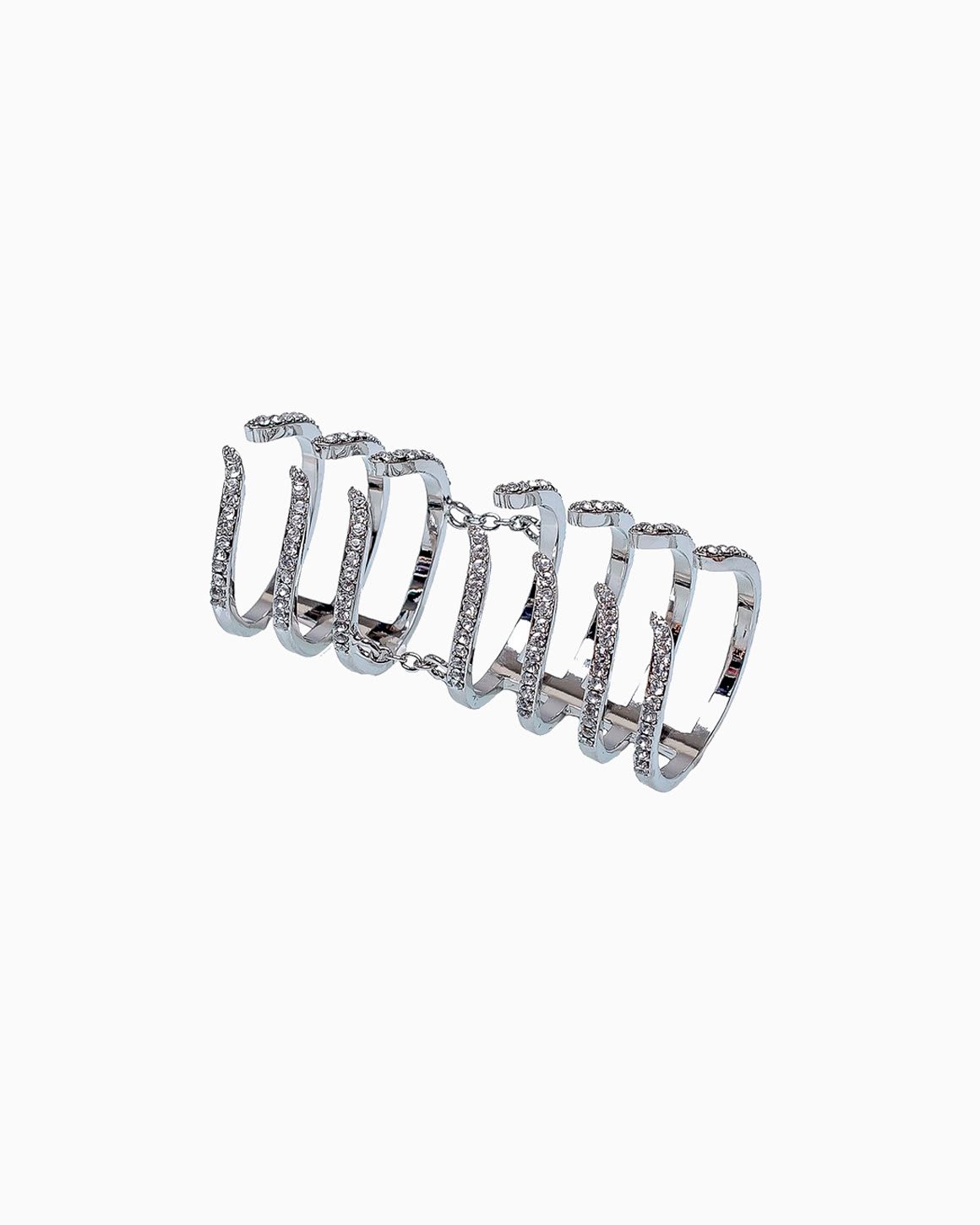 Federica Tosi Armor Hook Ring Silver