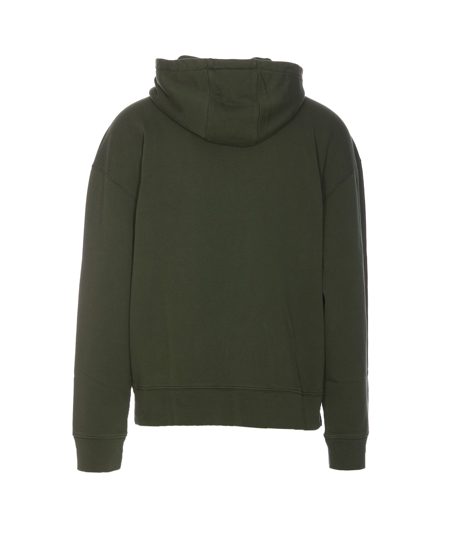 Shop Maison Kitsuné Bold Fox Head Patch Oversize Hoodie In Green