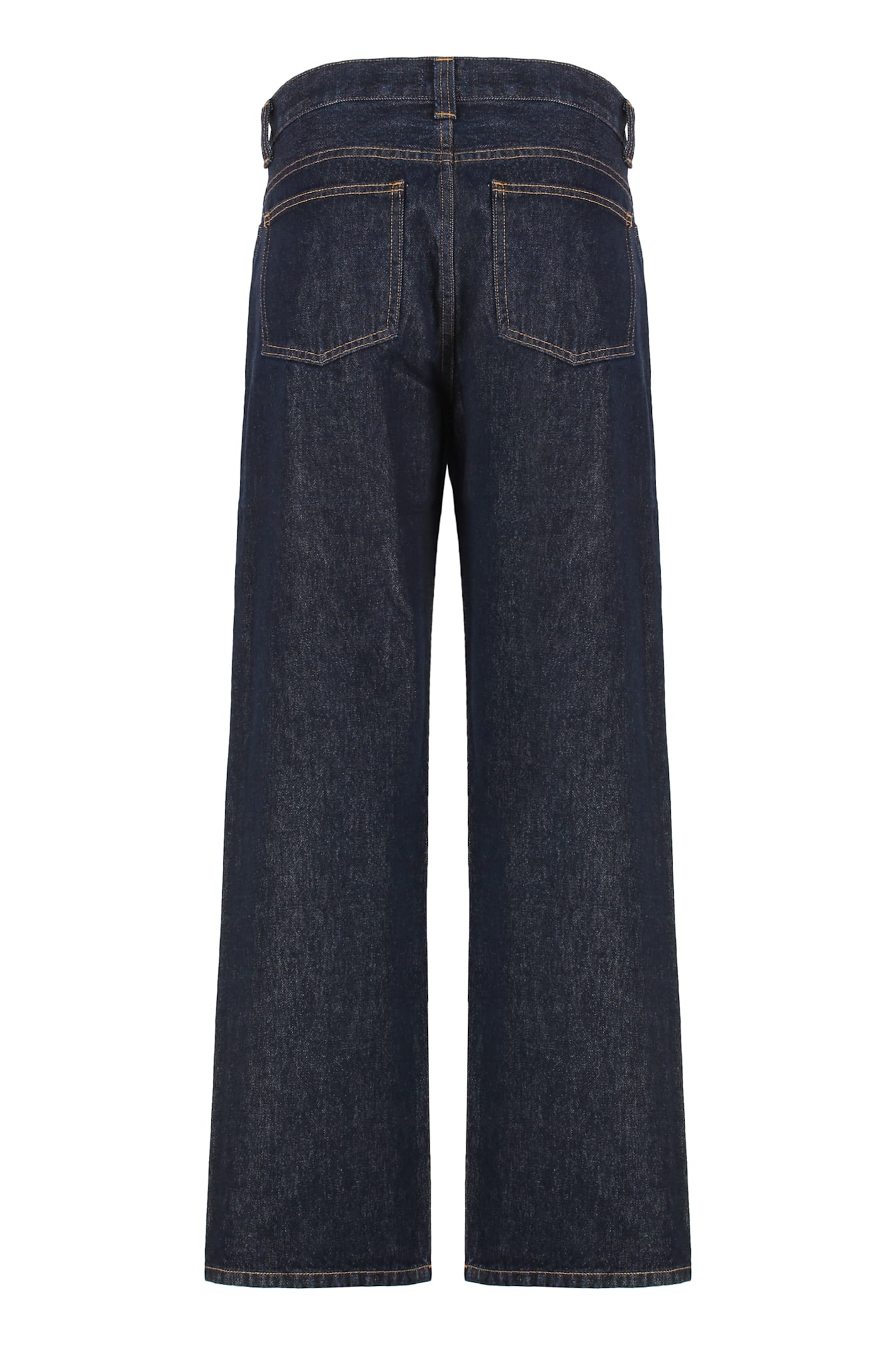 Khaite Womens Benson Bonnie Straight-leg Denim-blend Jeans In Blue