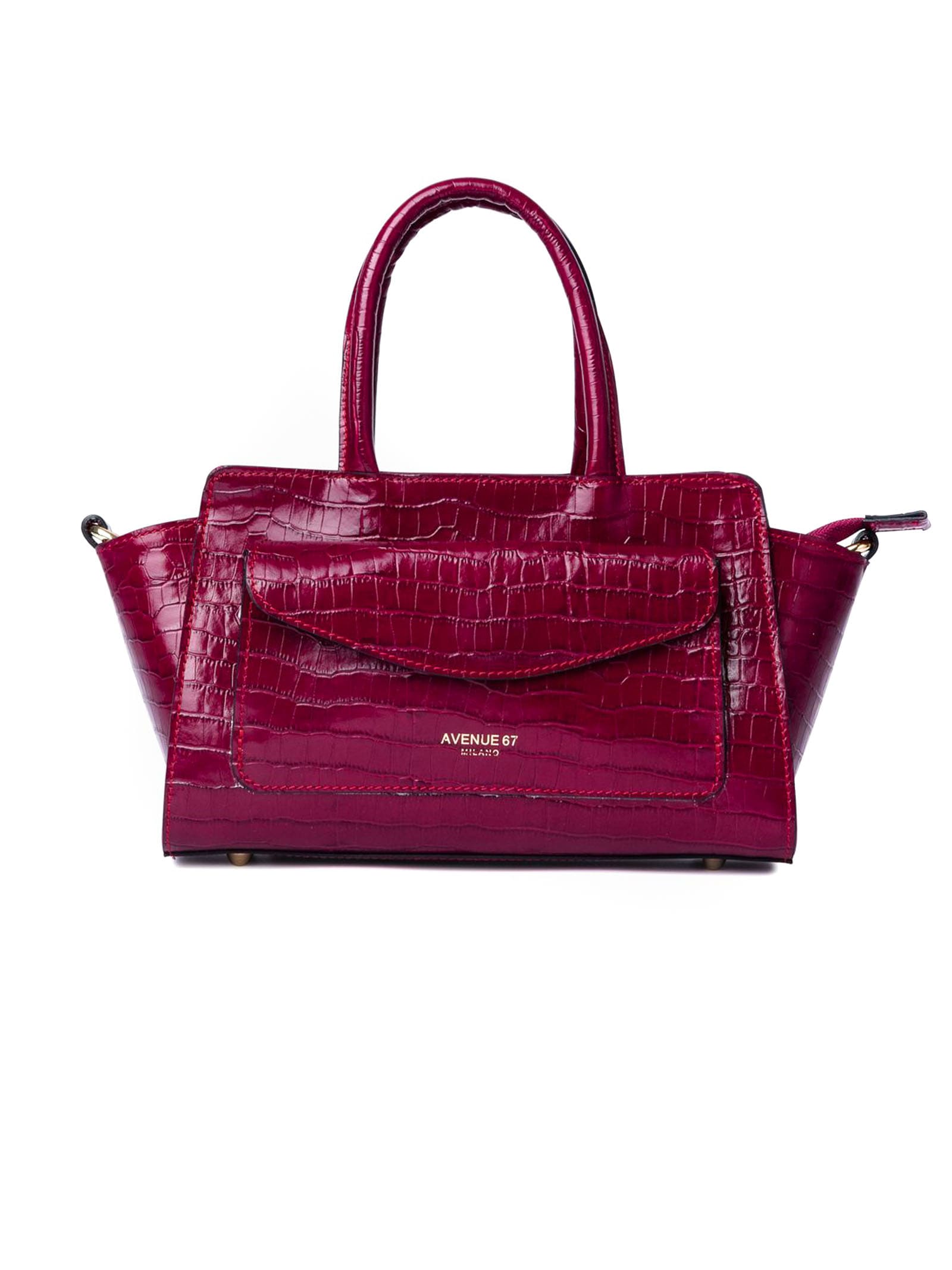 Letizia Bag In Cyclamen Leather