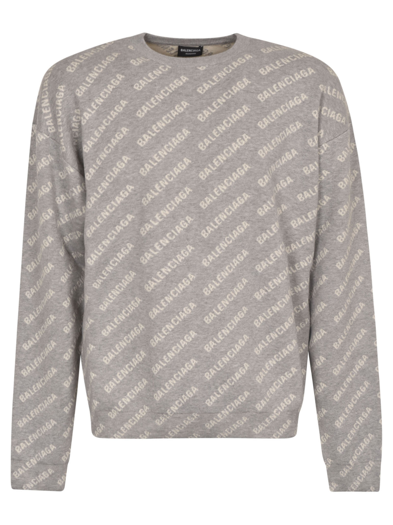 Balenciaga All-over Logo Sweater