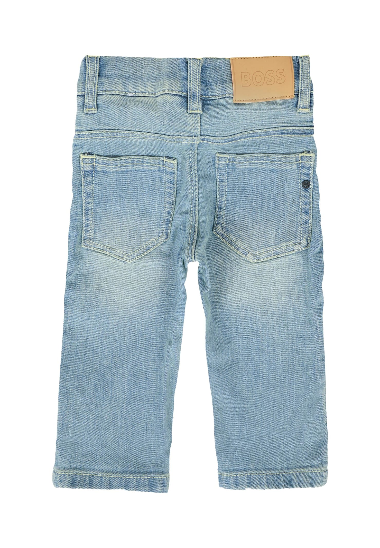 Hugo Boss Denim Jeans For Baby Boy In Blue