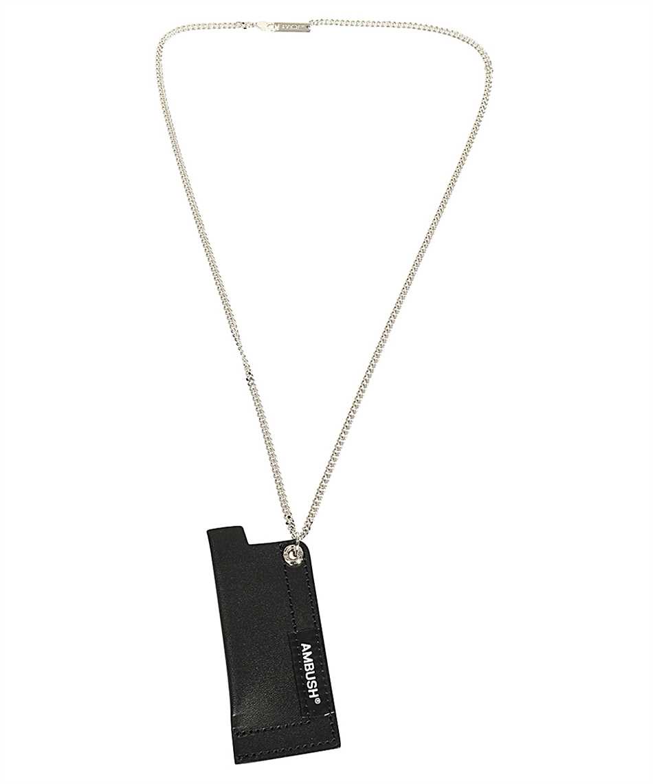 Ambush Necklace With Lighter Case In Silver