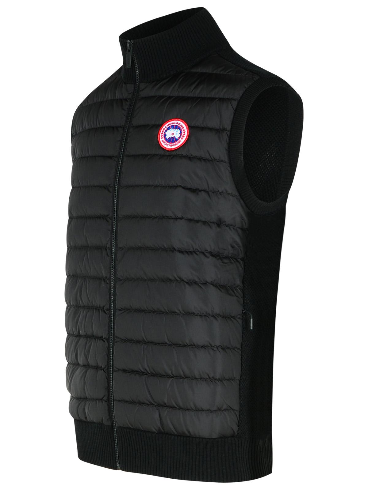 Shop Canada Goose Hybridge Black Nylon Vest