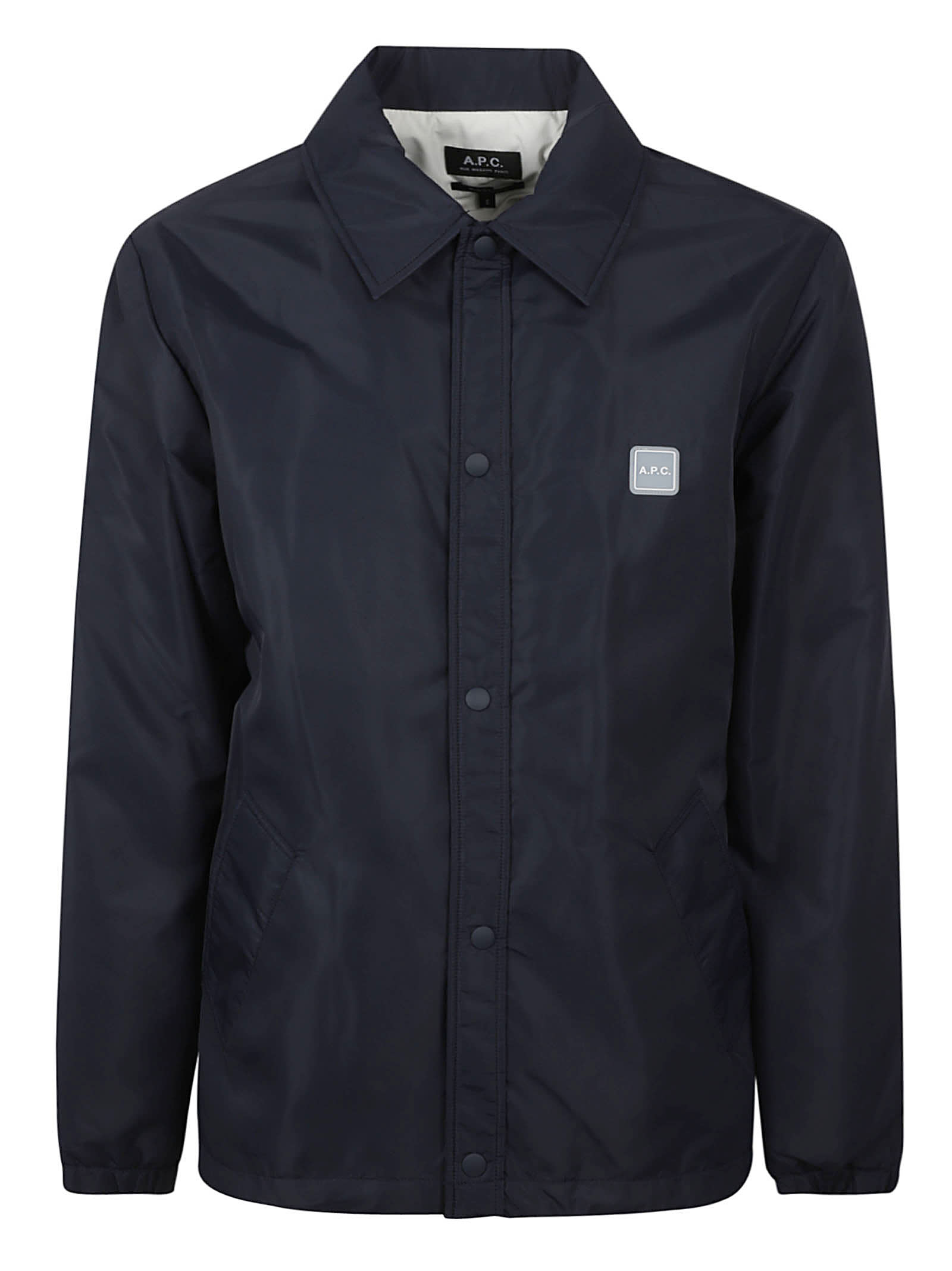 Shop Apc Vadim Shirt In Marine