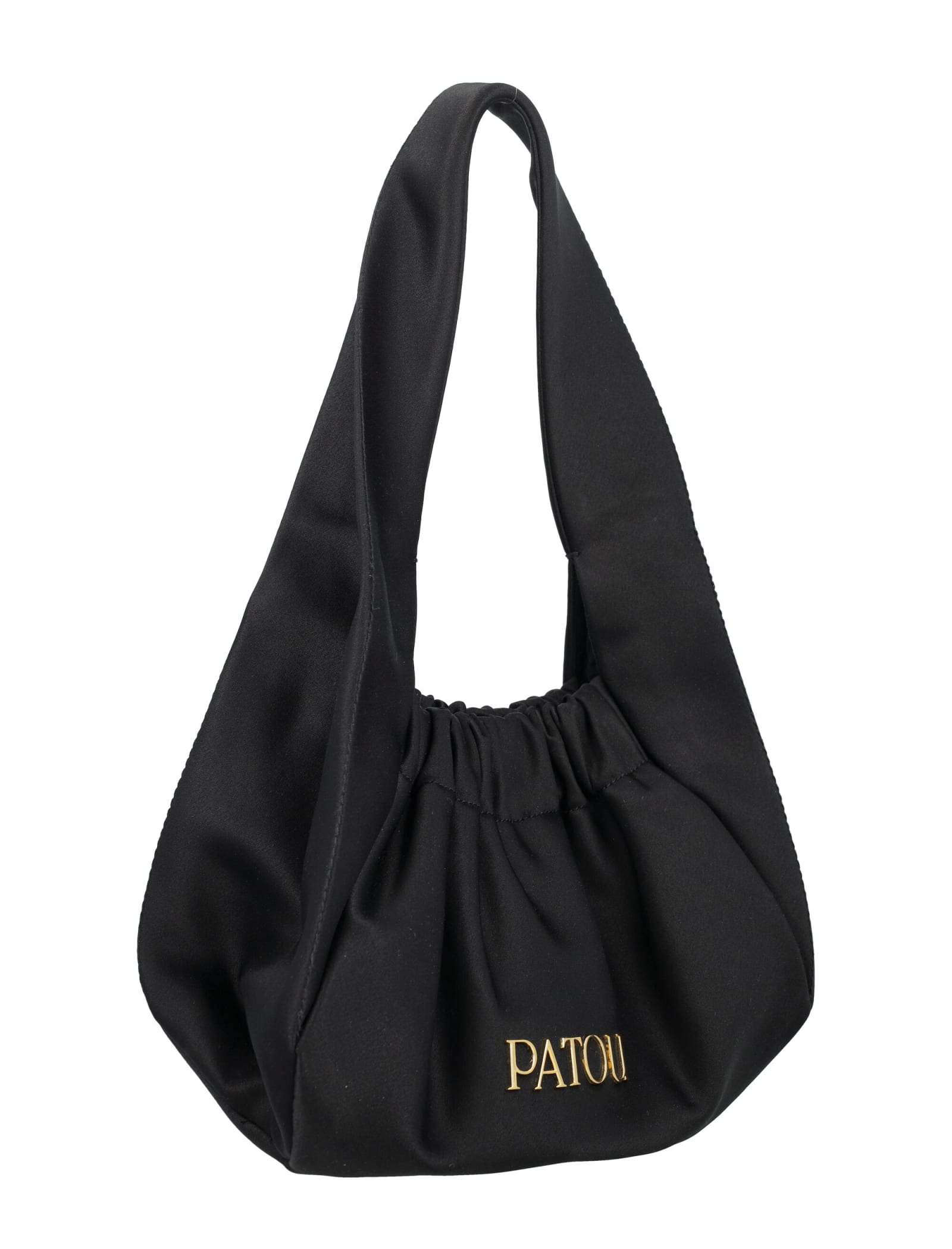 Shop Patou Le Biscuit Bag In Black