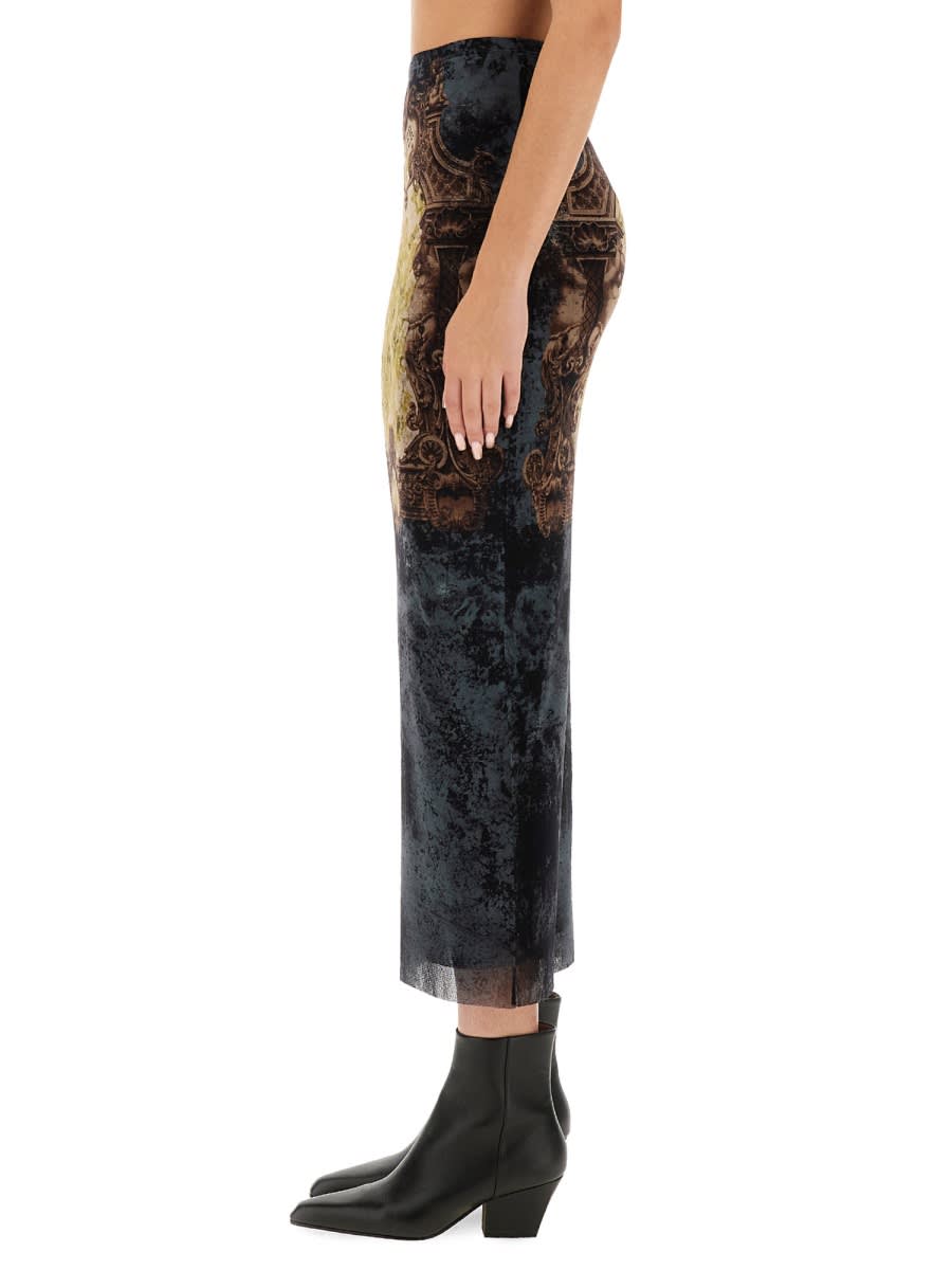 Jean Paul Gaultier "médaillon" Skirt In Multi